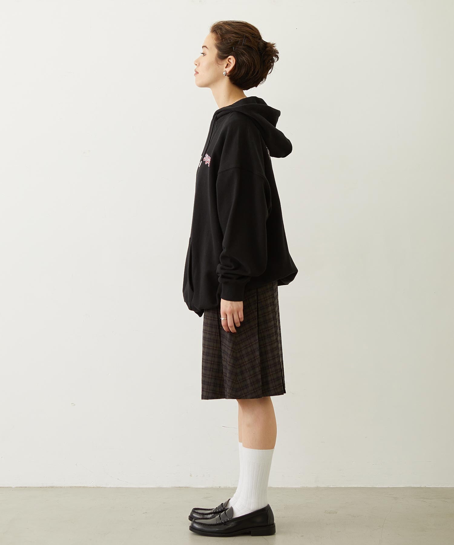 LEOPARD PRINT CHERRY PATCH SWEAT HOODIE