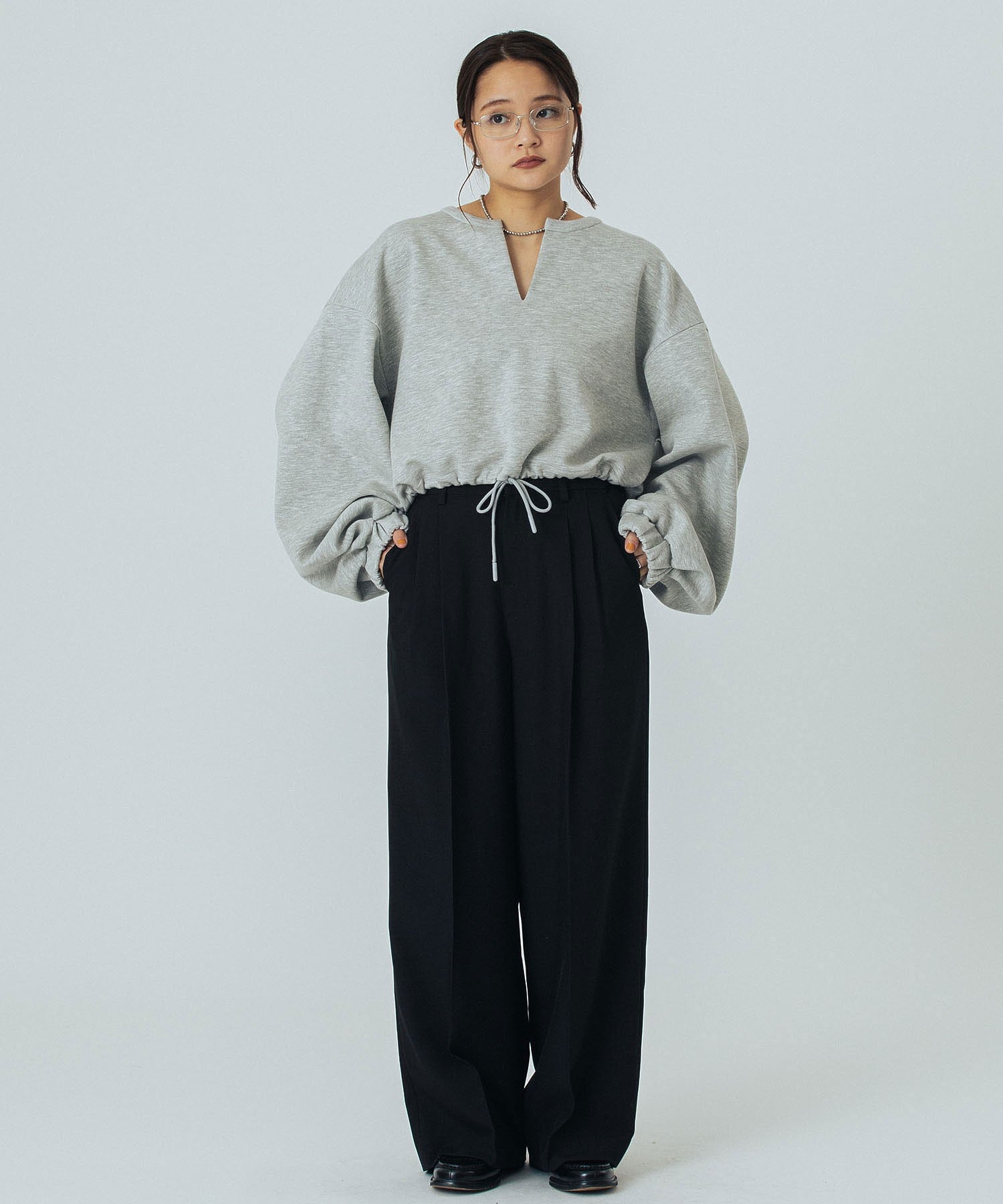 model:160cm 着用サイズ:M