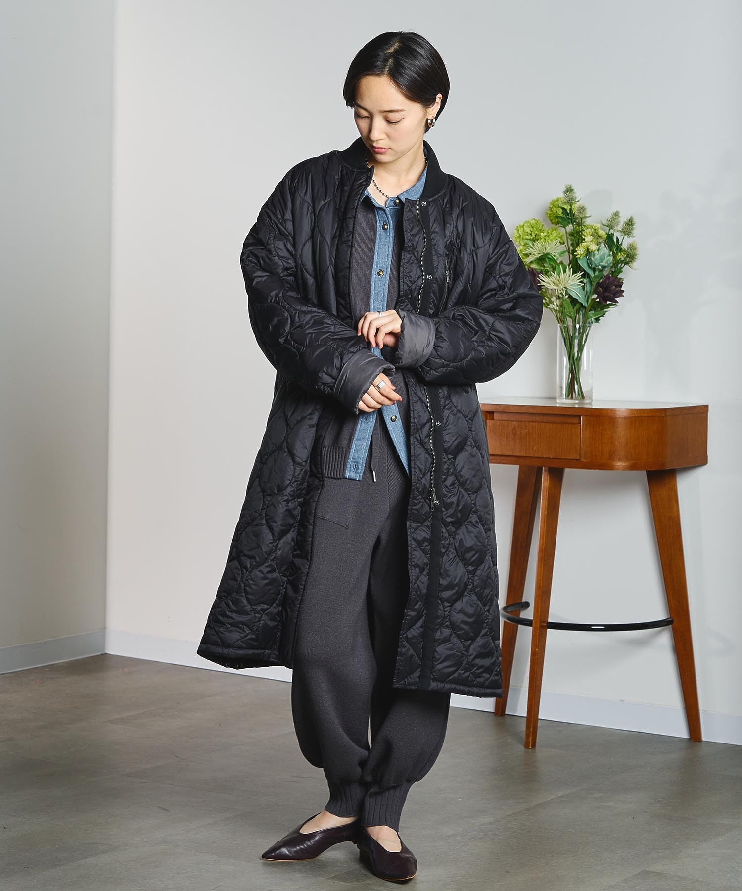 model:166cm 着用サイズ:M