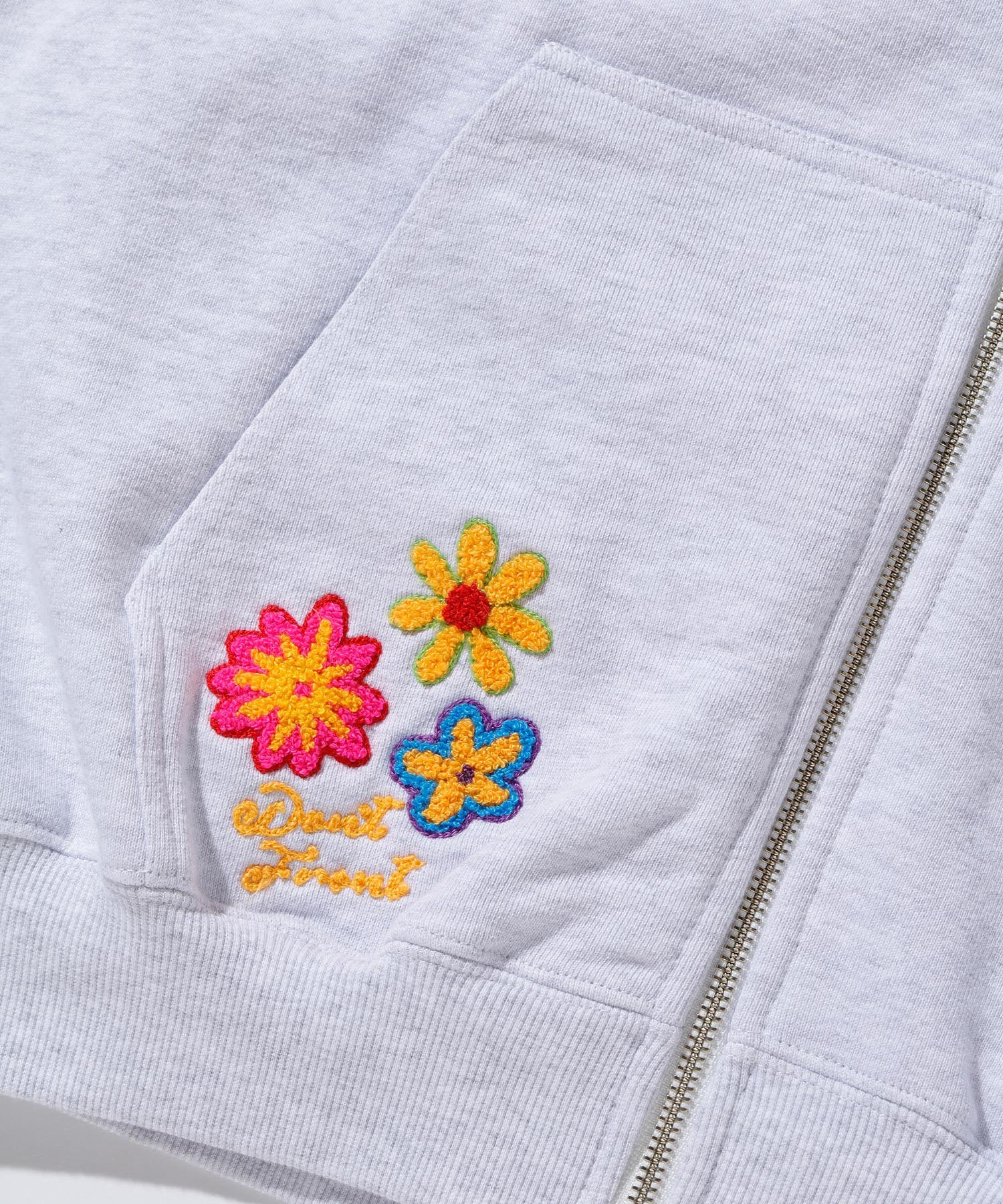 DAISY ZIP HOODED SWEAT