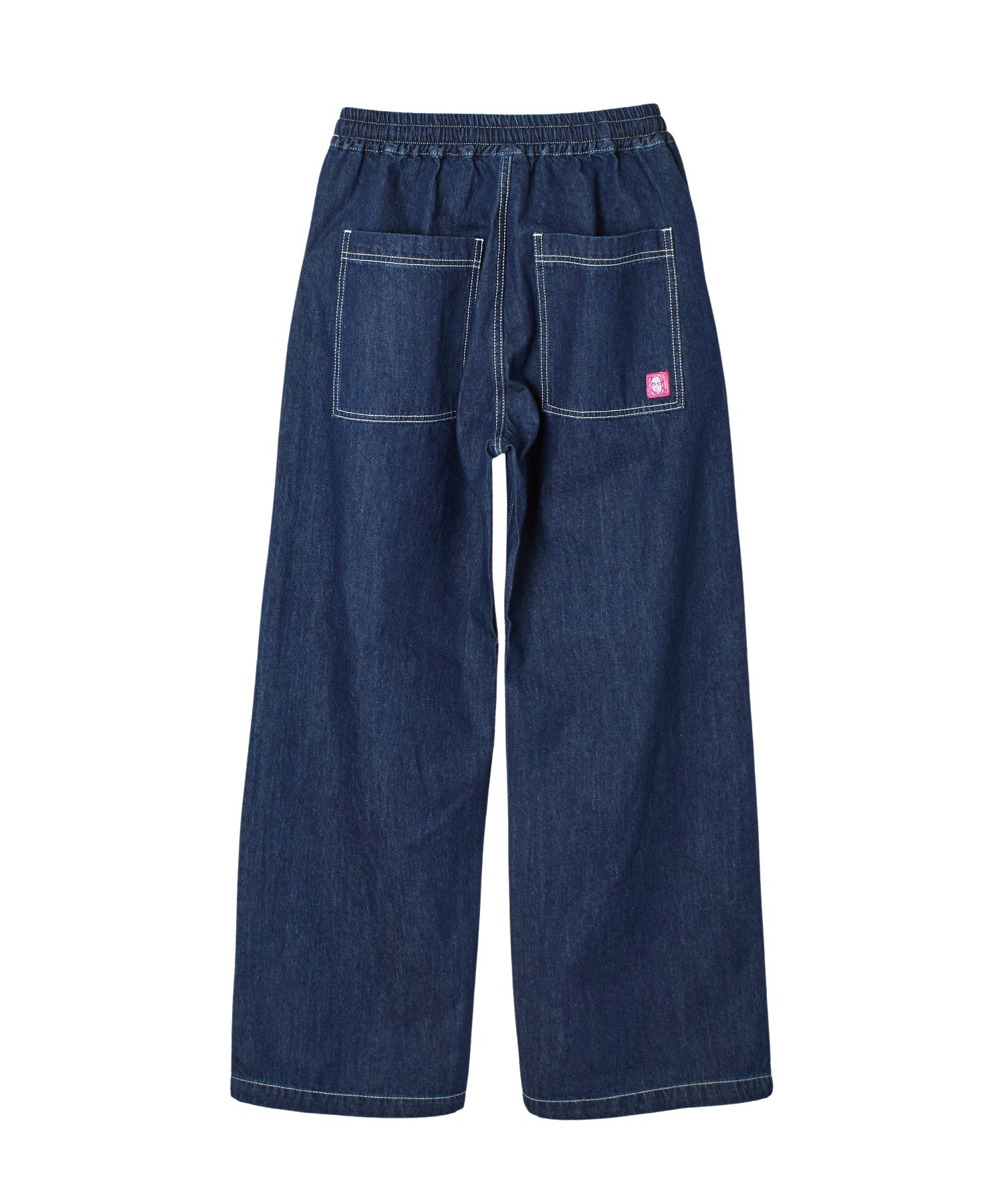 FACE LABEL POCKET EASY PANTS