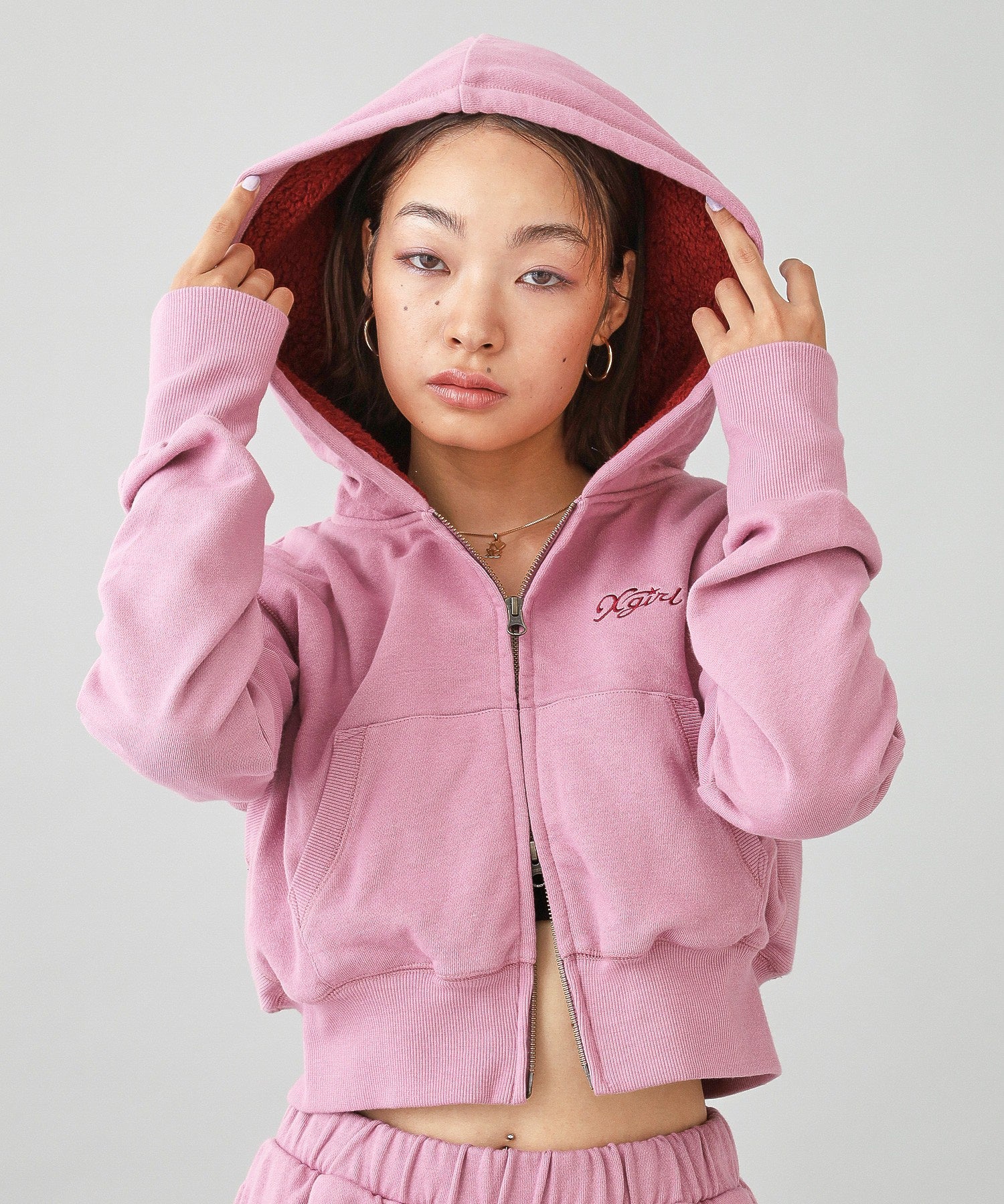 LINING BOA COMPACT ZIP UP HOODIE