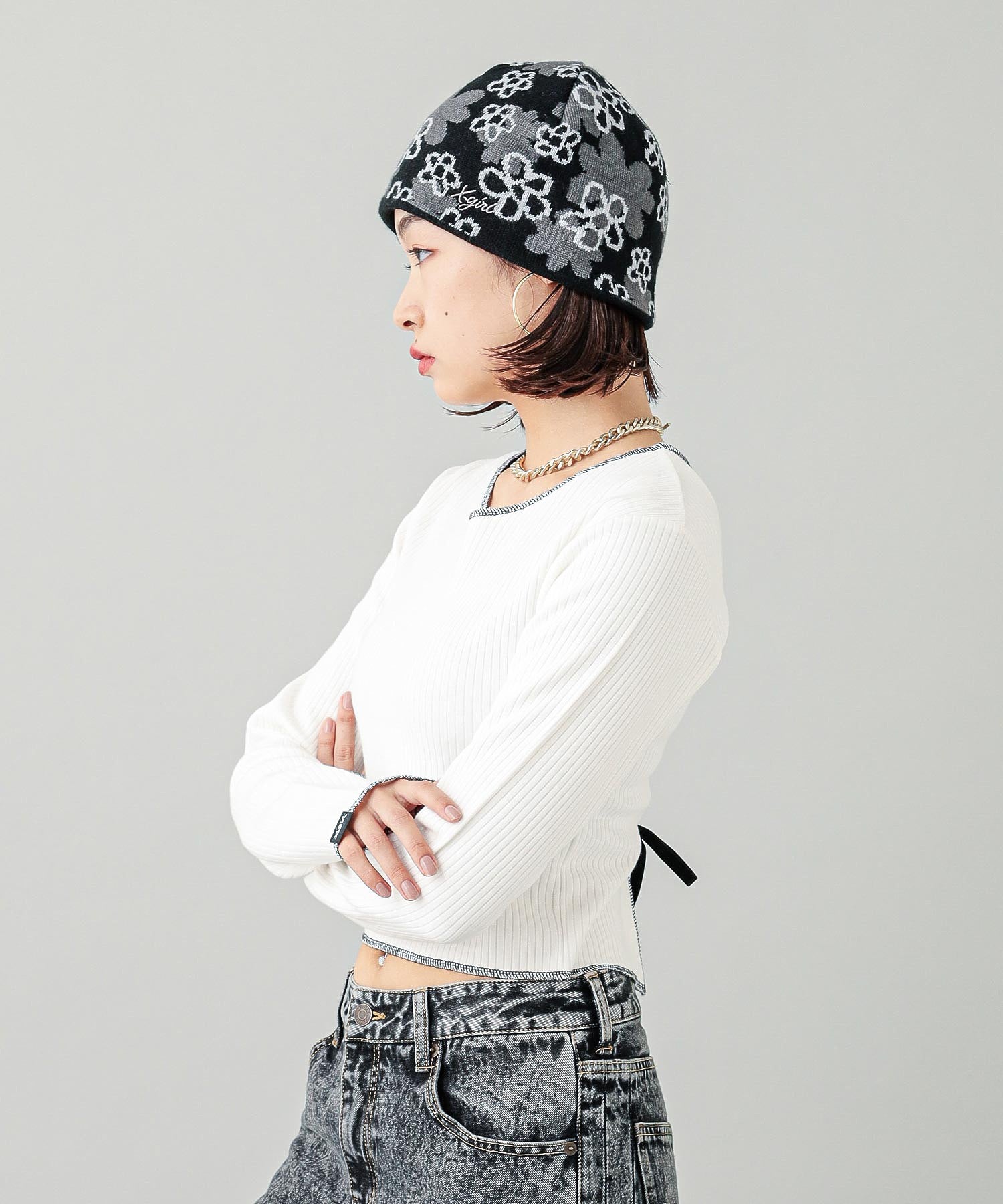 2WAY LACE UP TOP