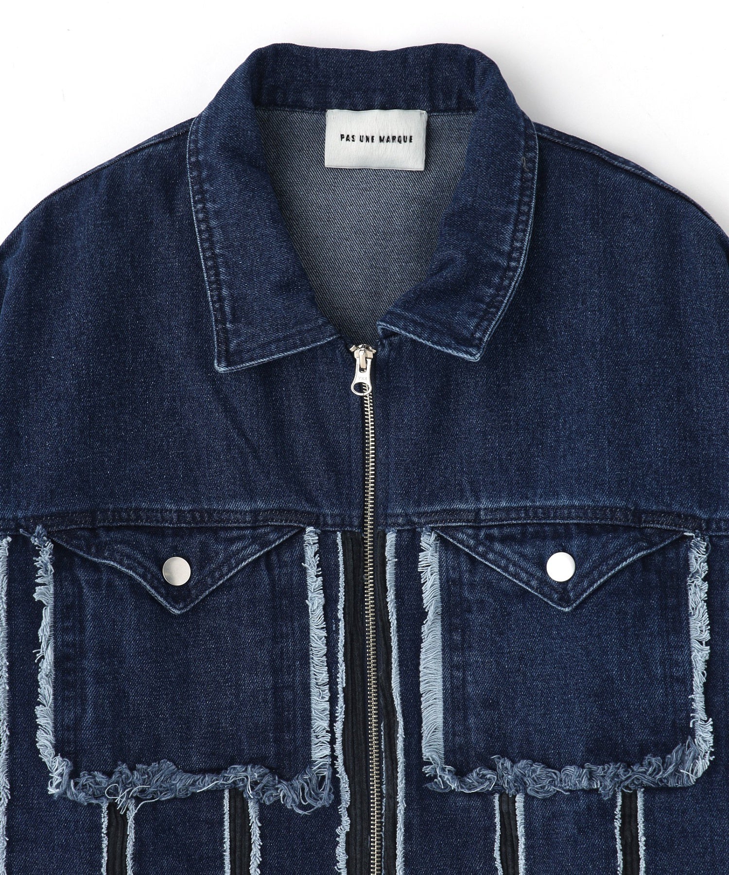 PAS UNE MARQUE/パ・ズュヌ・マルク/Double Paneled Denim Jacket PAS-594