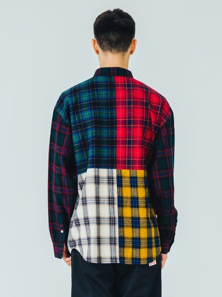 L/S PATCHWORK SHIRT SILAS