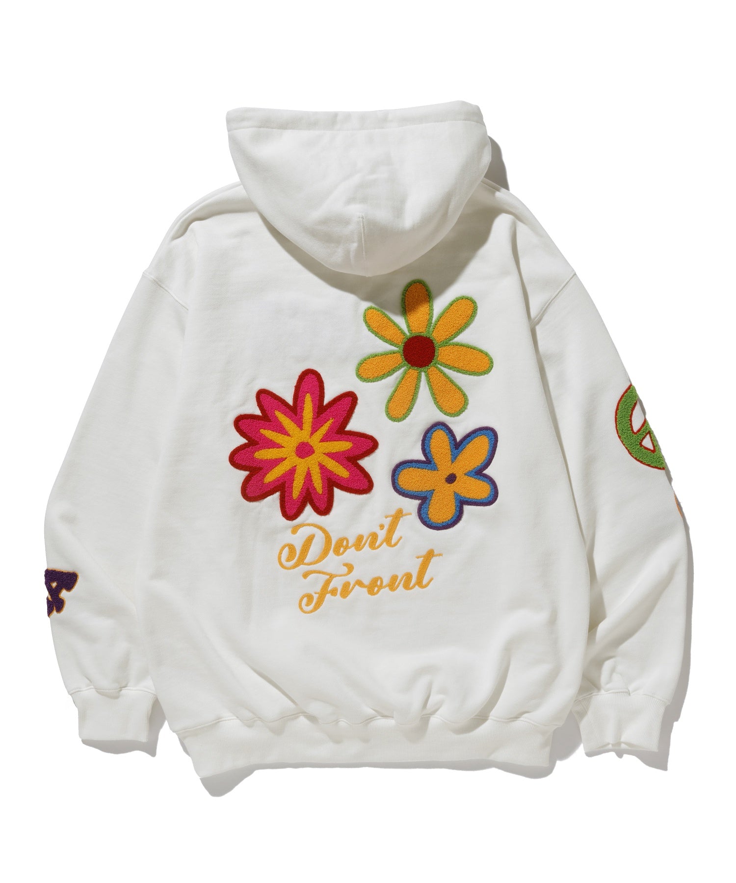 FLOWER PULLOVER HOODED SWEAT