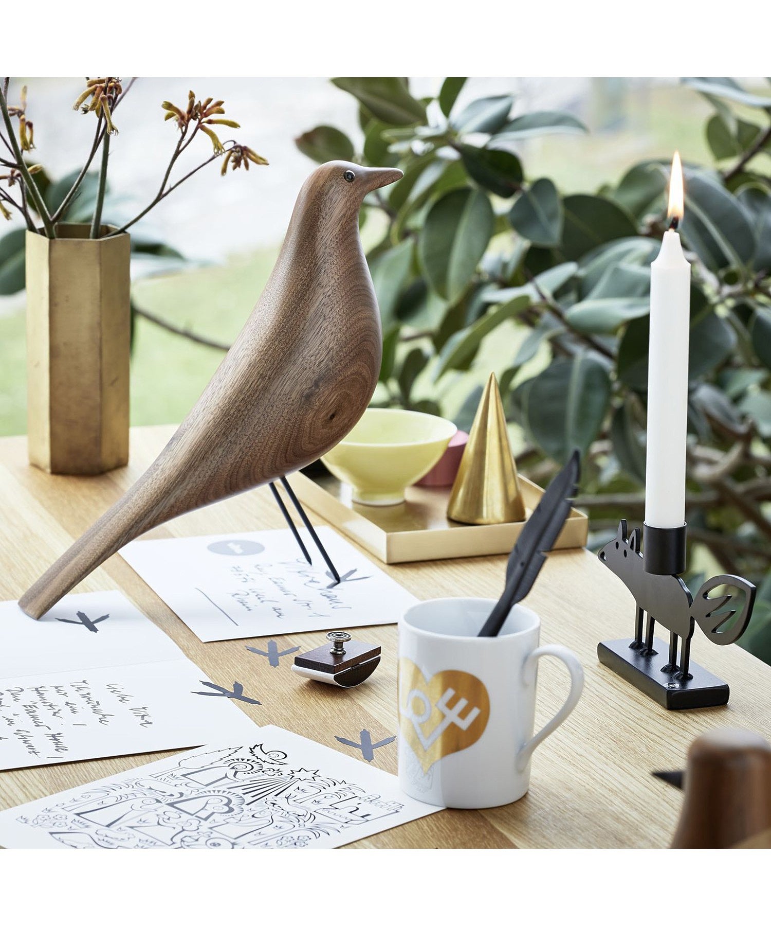 Vitra Eames House Bird Walnut