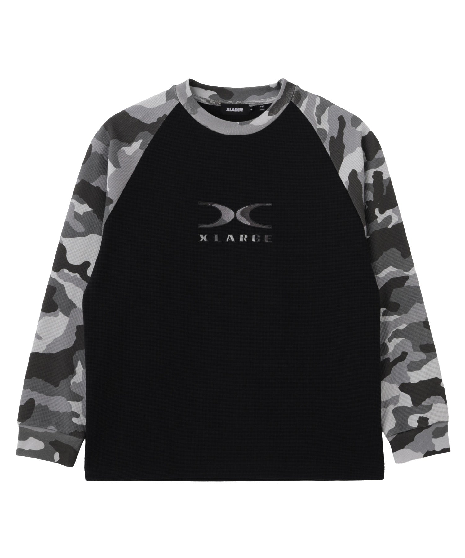 X LOGO RAGLAN L/S TEE