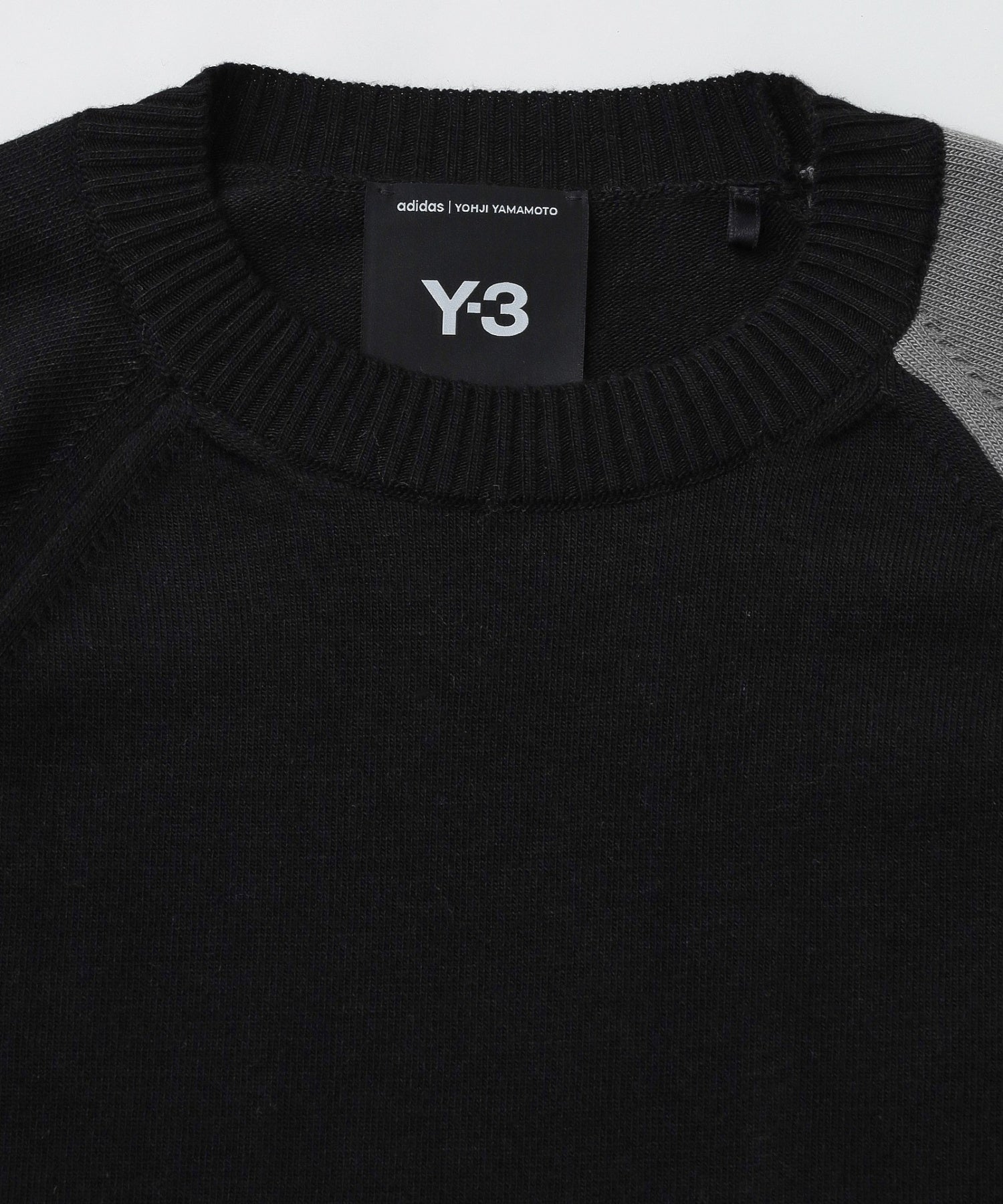 Y-3/ワイスリー/LOGO KNIT CREW JX7331