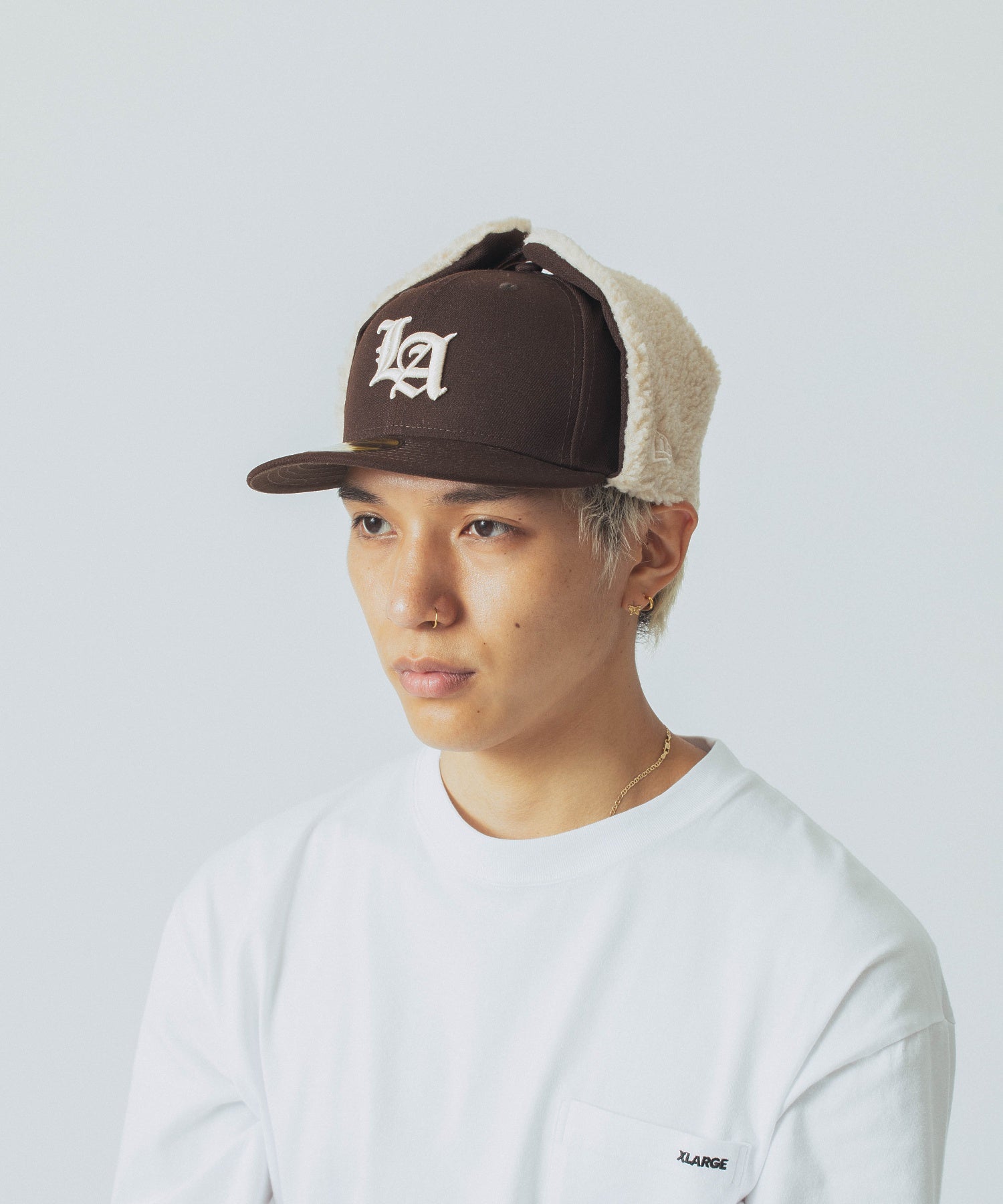XLARGE×NEW ERA 59FIFTY LP DOGEAR CAP