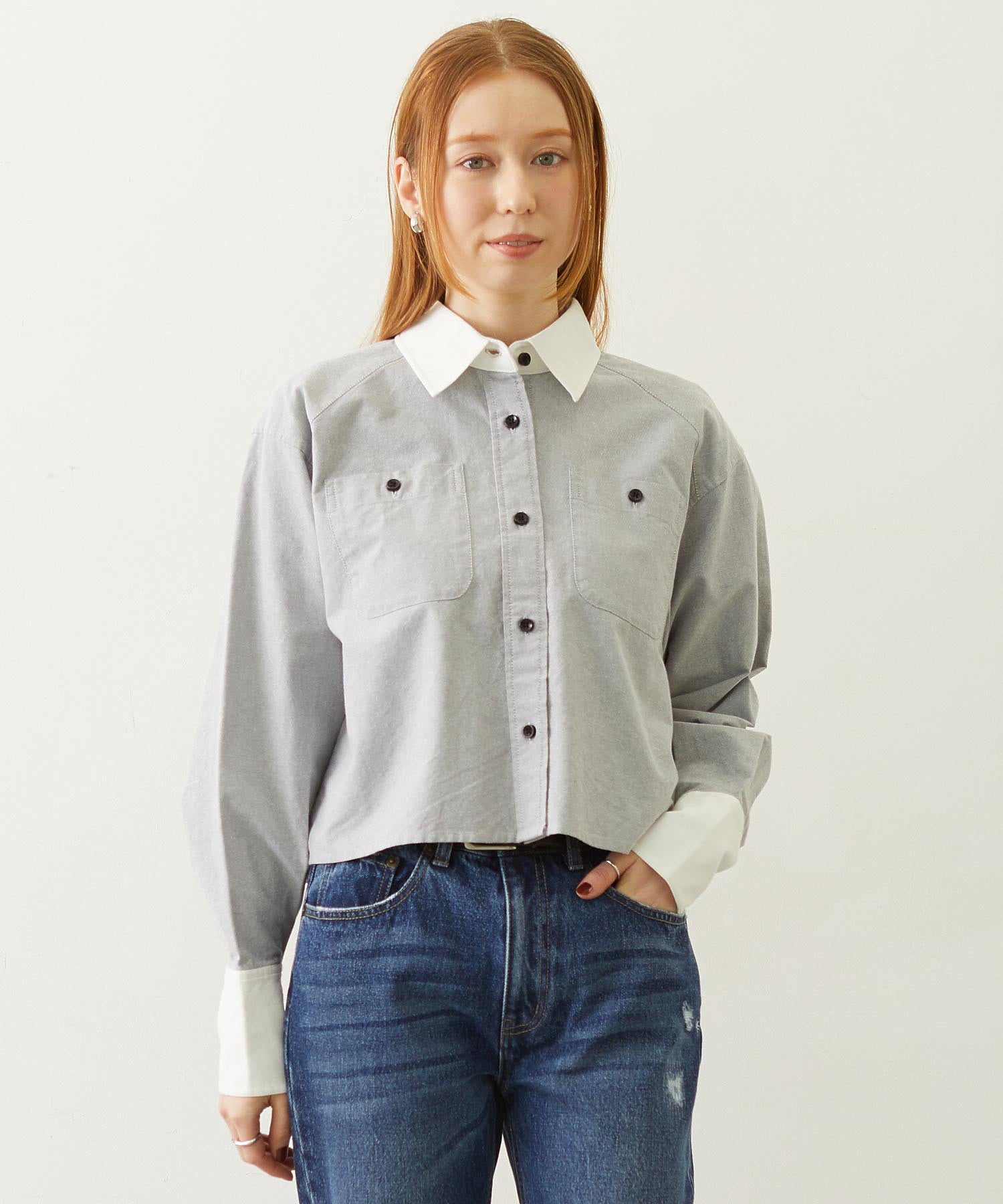 ACCENT COLLAR and CUFFS SHIRT