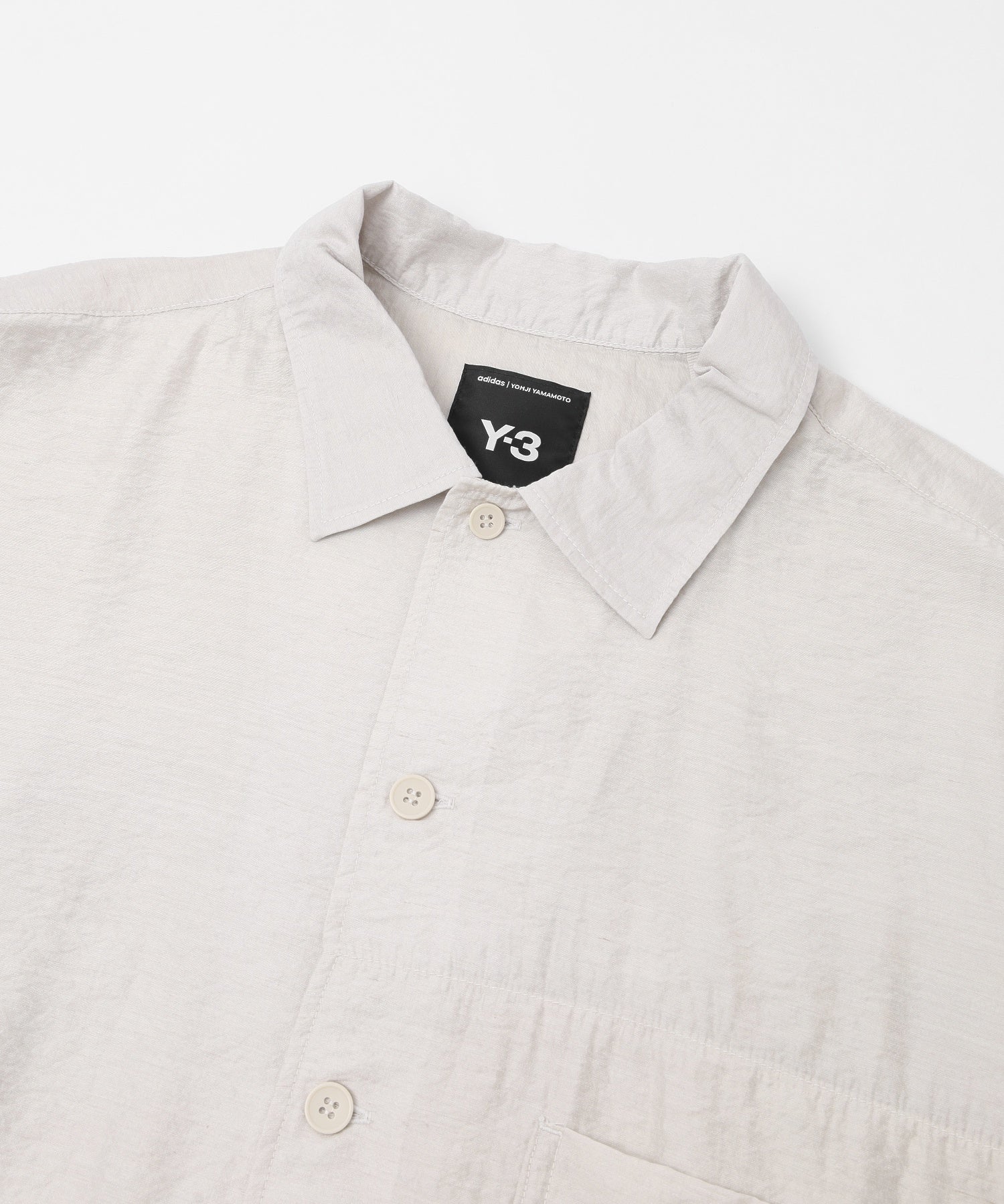 Y-3/ワイスリー/DDLONG SHIRT SS ALUMIN/BLACK KS7658