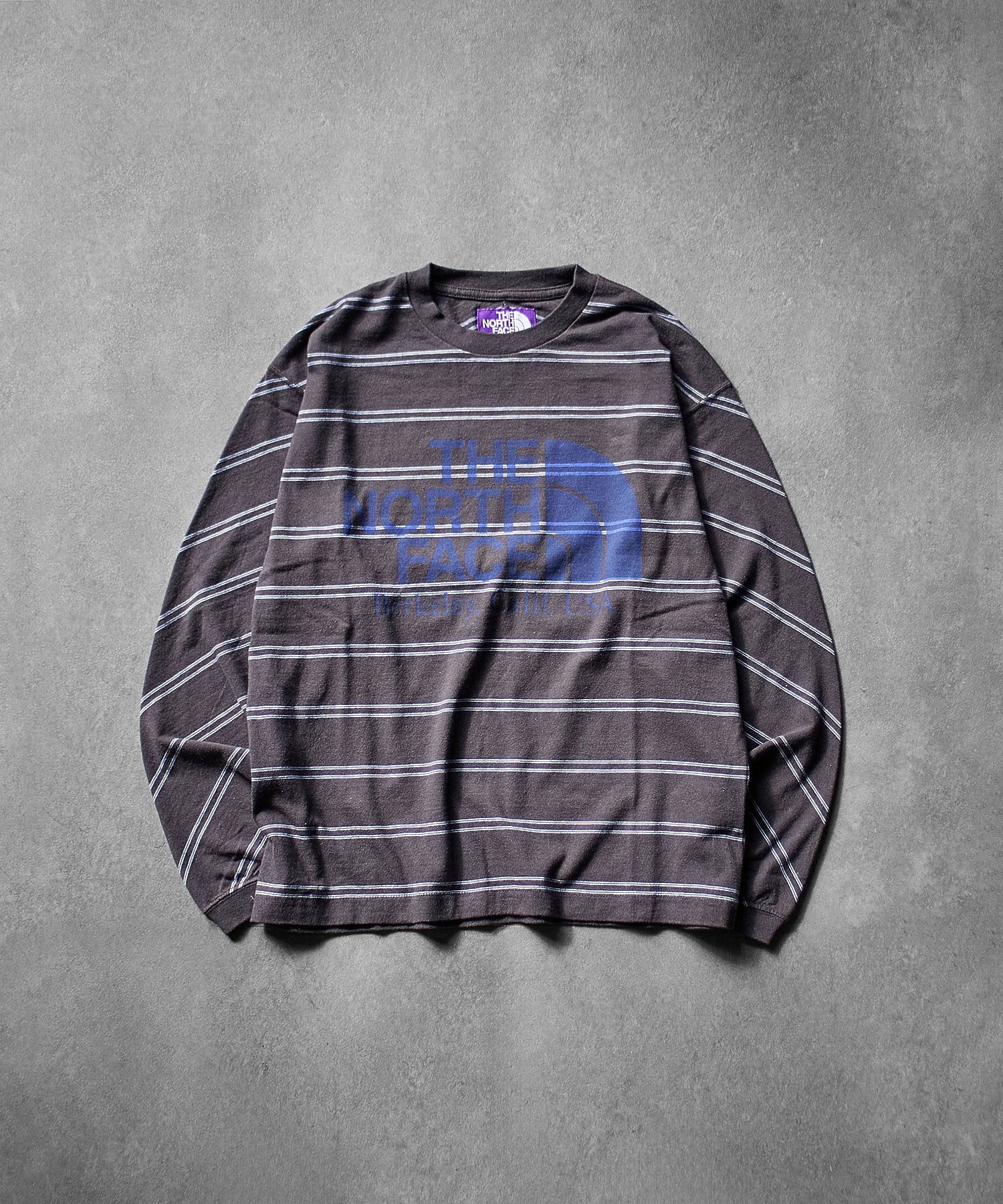 THE NORTH FACE Purple Label/FIELD LONG SLEEVE STRIPED TEE