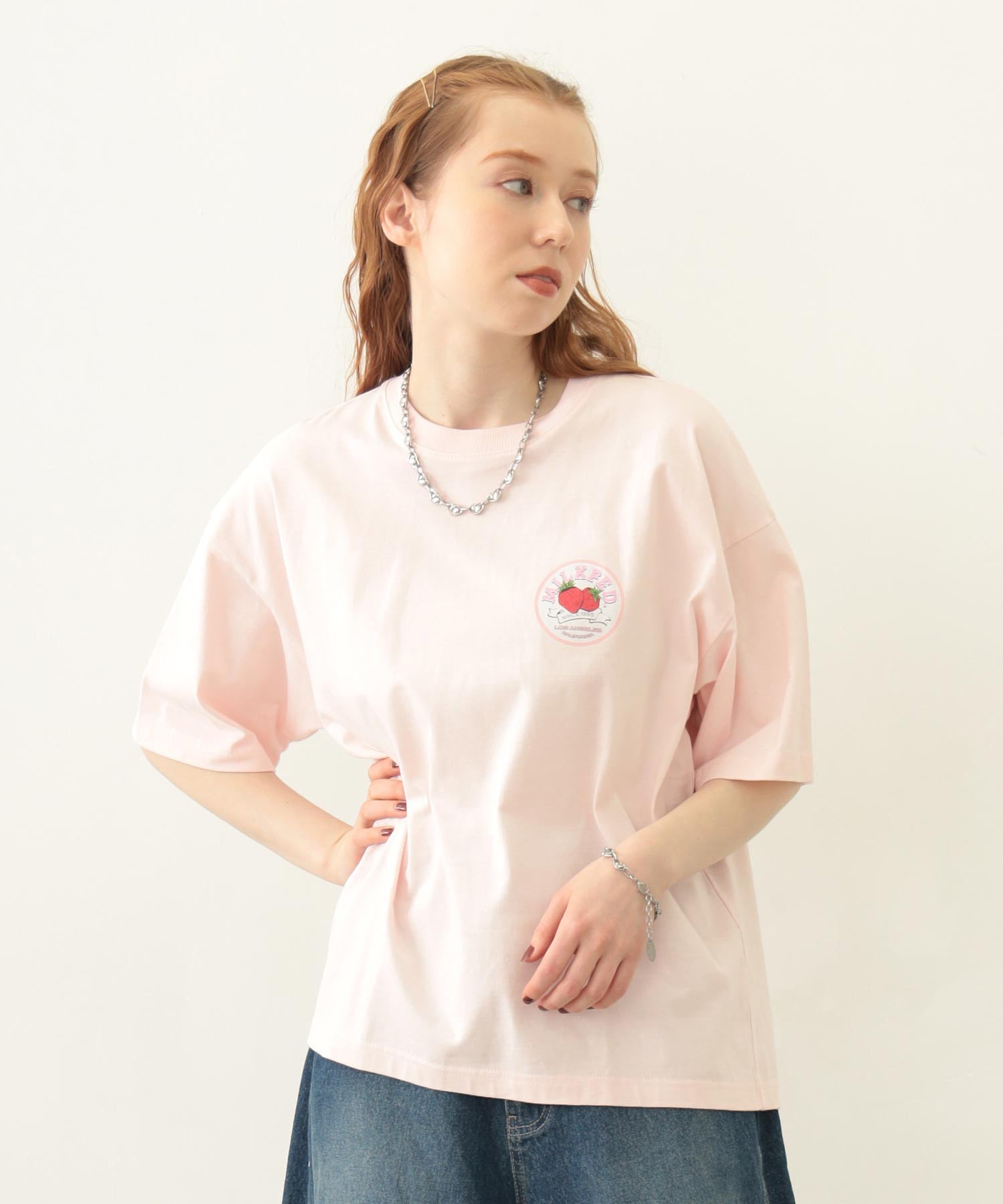CIRCLE STRAWBERRY LOGO S/S TEE