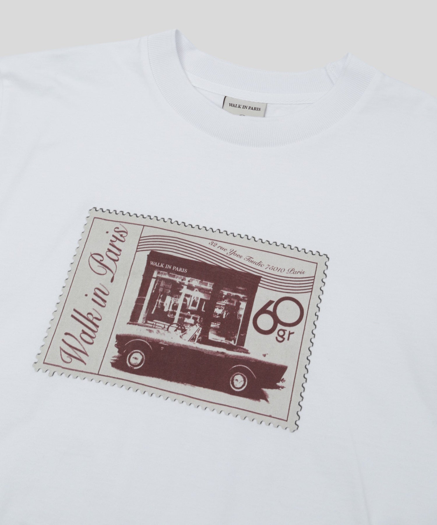 WALK IN PARIS/ウォーキンパリス/Walk in Paris stamp t-shirt