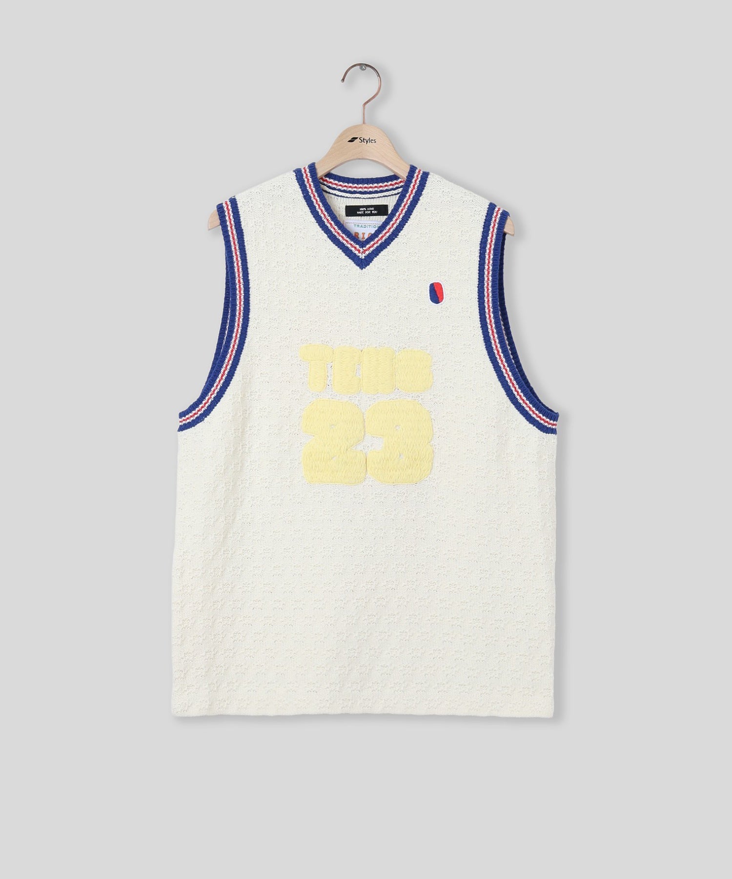 RICE NINE TEN/ライスナインテン/KNITTING BASKETBALL TANK TOP KN-BBTT