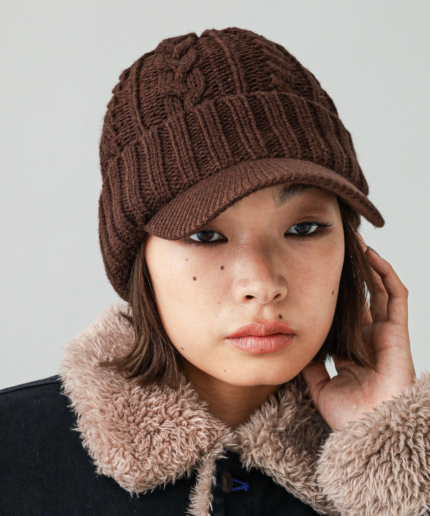 KNIT CASQUETTE