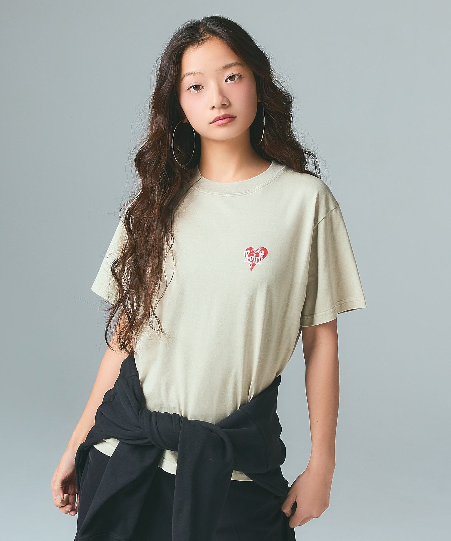 FADED HEART ROSE LOGO S/S TEE