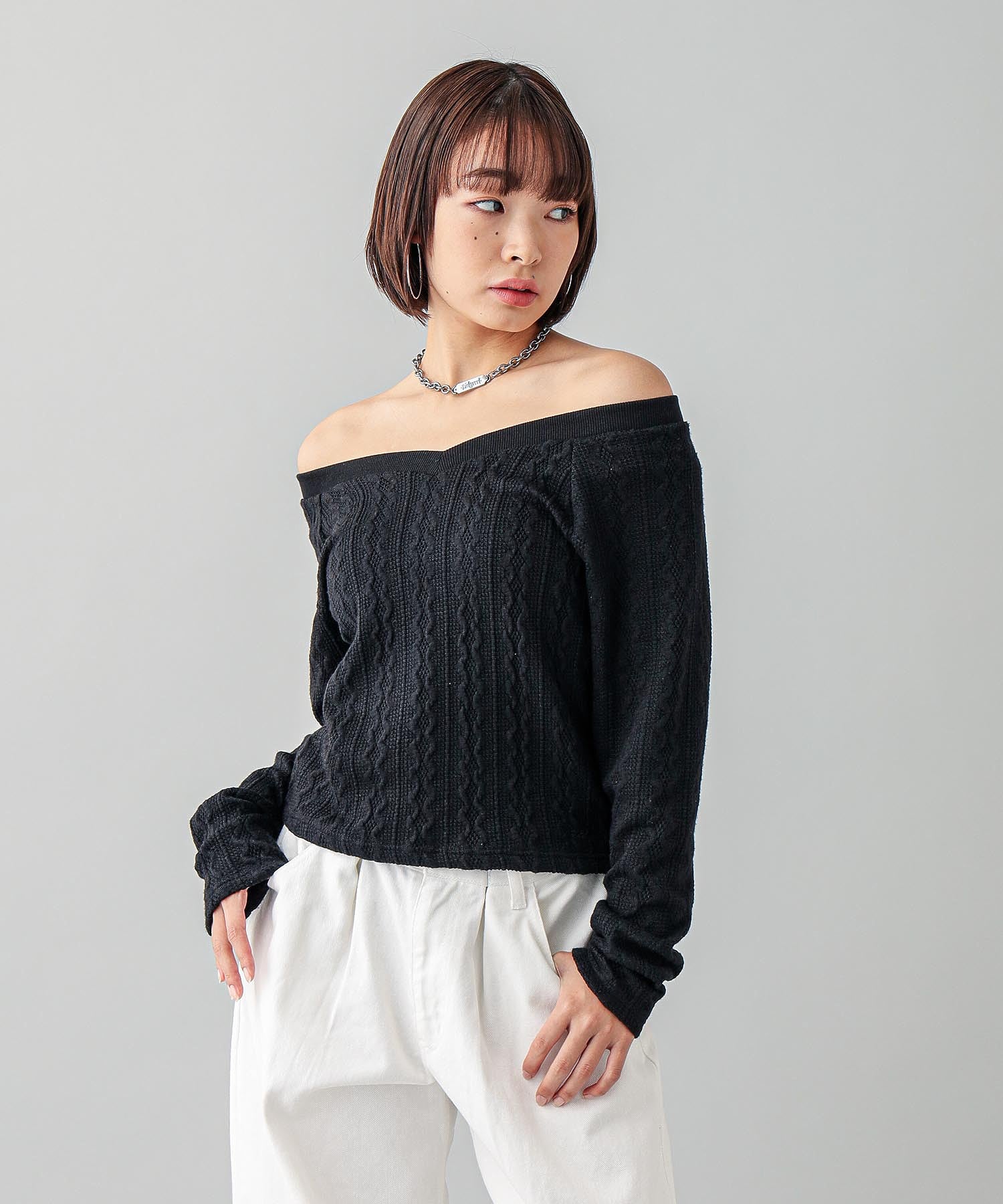 model　H:161cm 着用サイズ:M