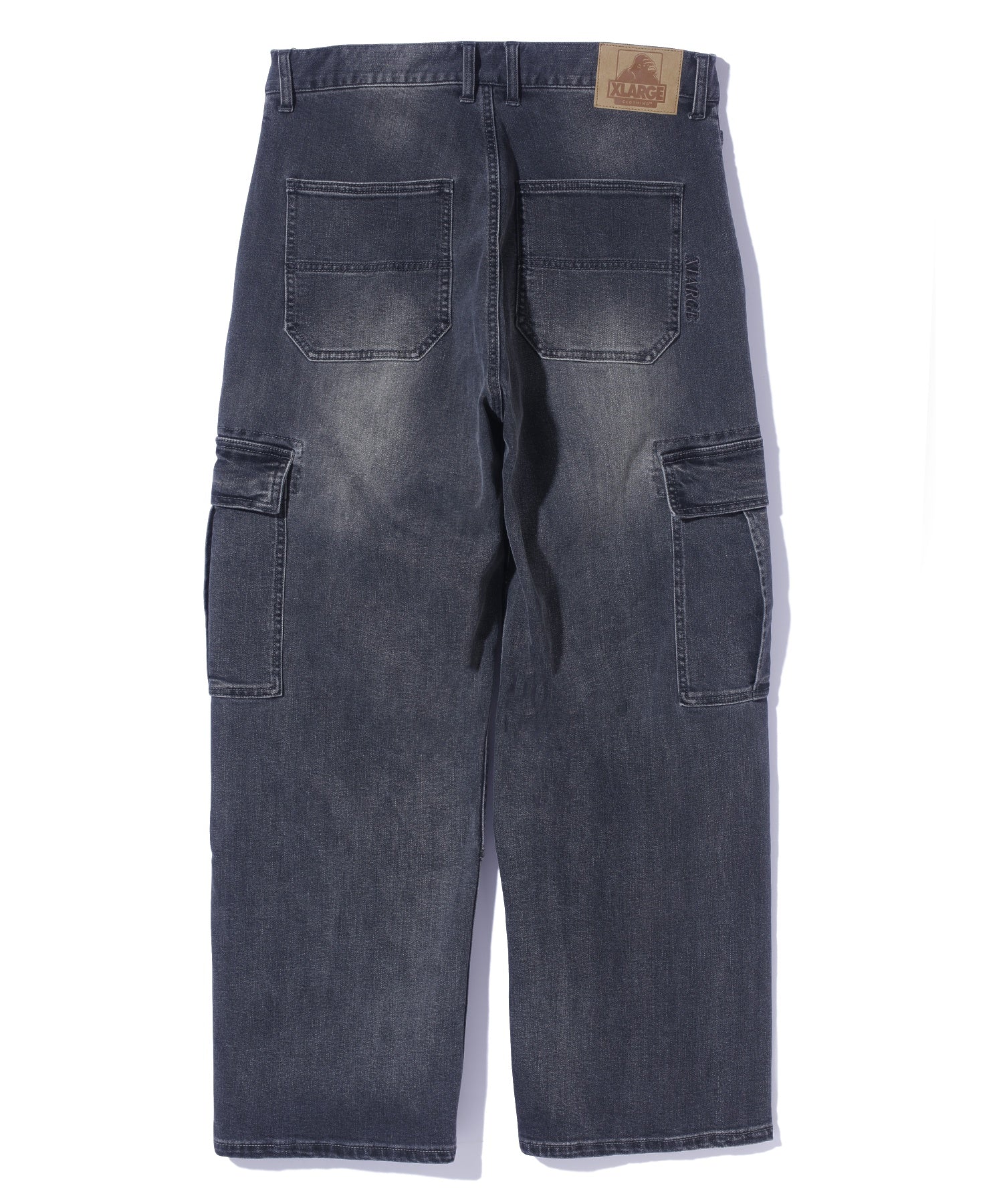 STRETCH DENIM CARGO PANTS