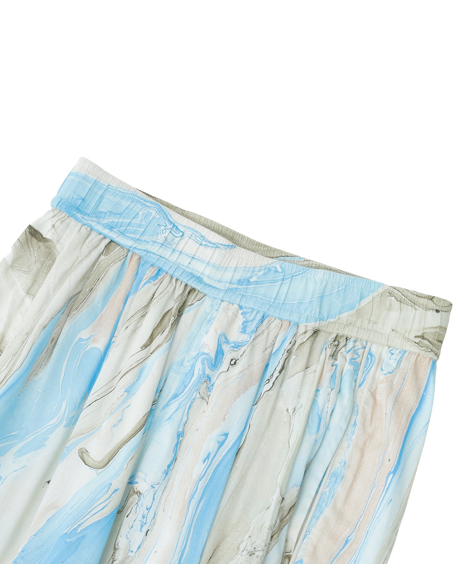 MARBLE PRINT EASY PANTS