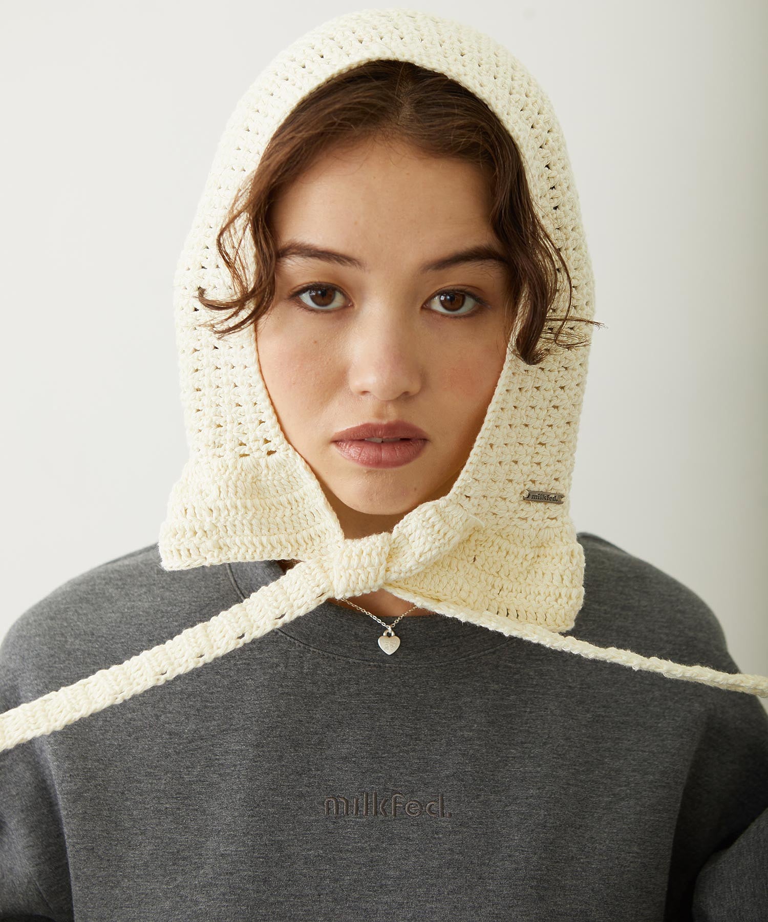 FRILL KNIT BONNET