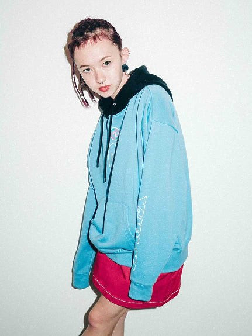 #1 X-girl x GIRL SKATEBOARDS SWEAT HOODIE
