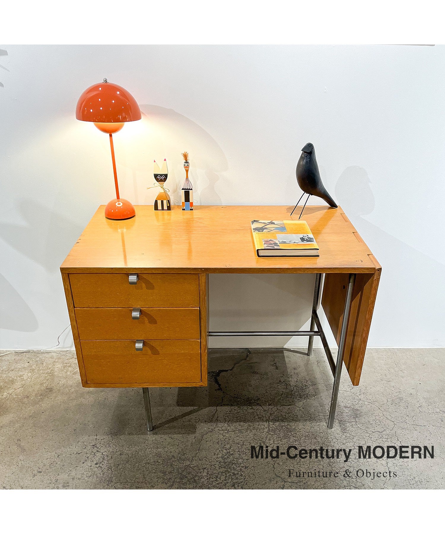 Nelson Drop Leaf Desk Model. 4753 / Herman Miller / Vintage