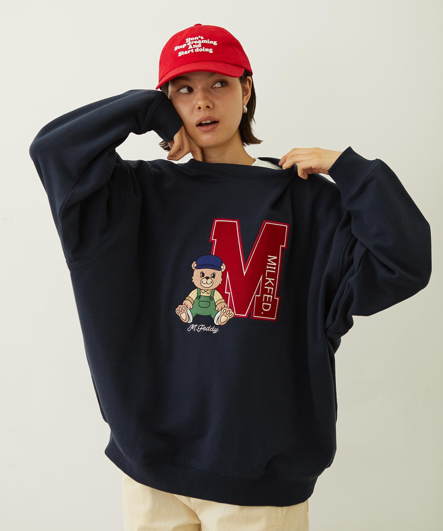 M.FEDDY EMBLEM SWEAT TOP