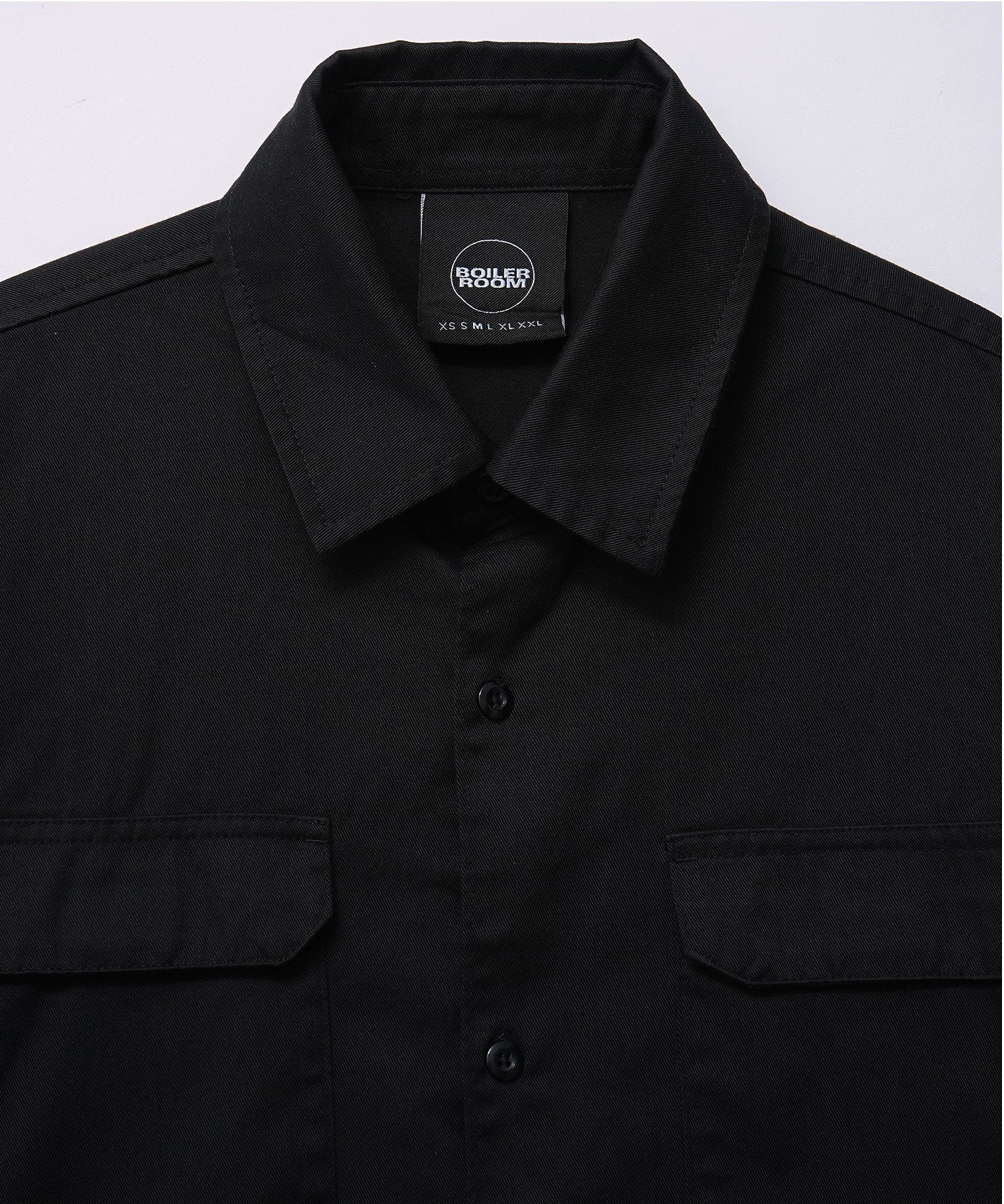 BOILER ROOM/ボイラールーム/APPLIQUE POPLIN L/S SHIRTSS25SH01