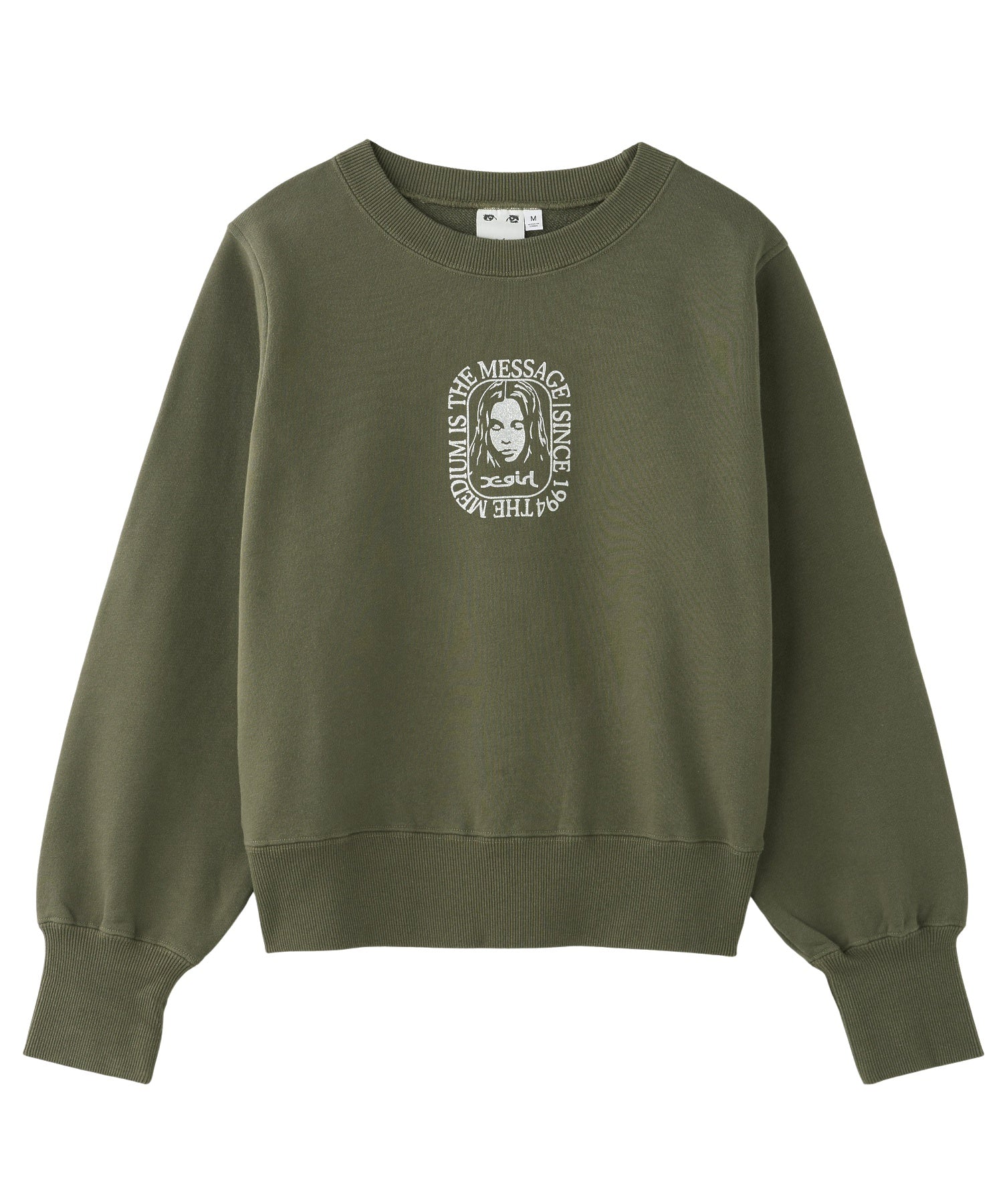 FACE ROUNDED SQUARE SWEAT TOP