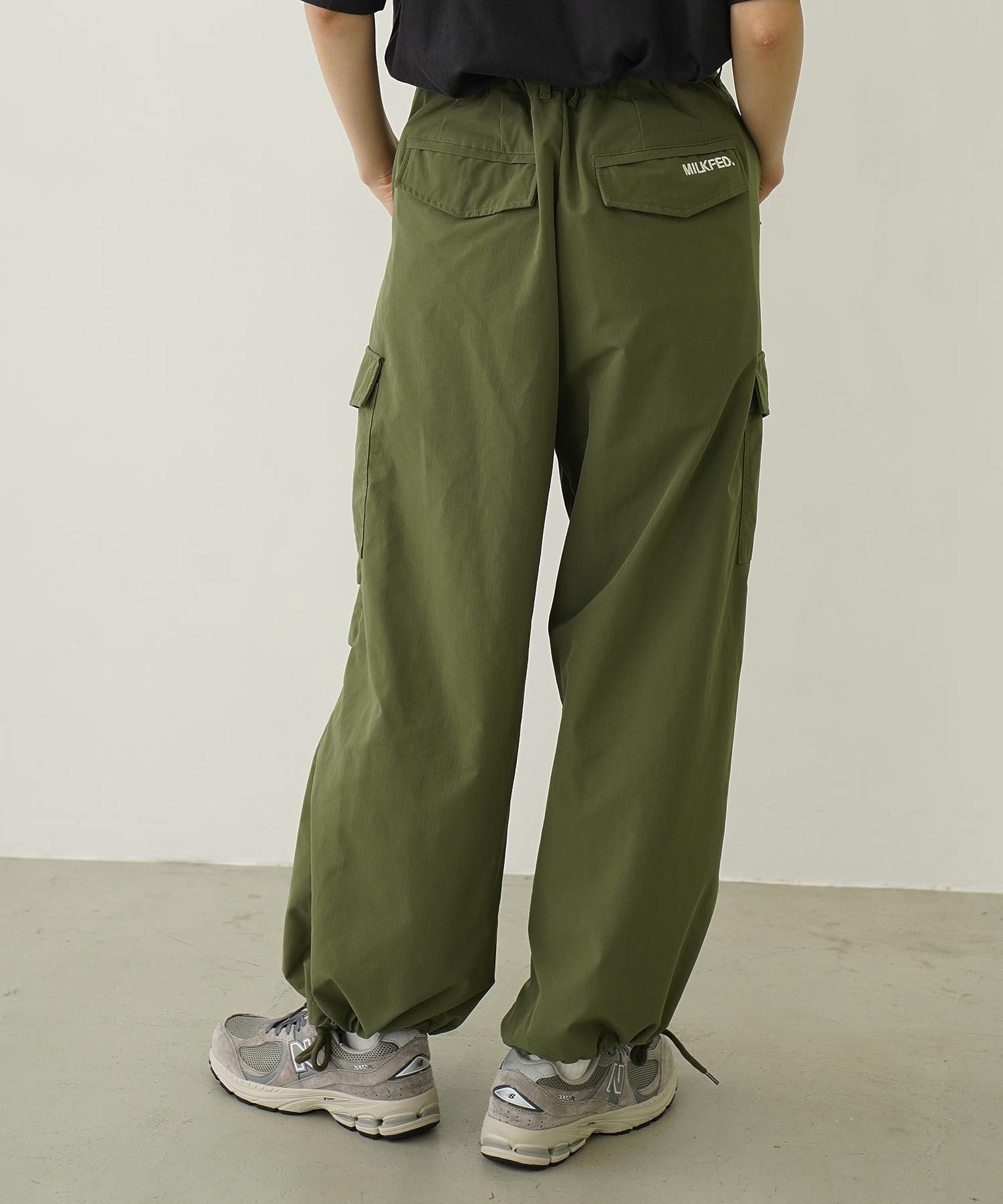 MILITARY WIDE LEG PANTS