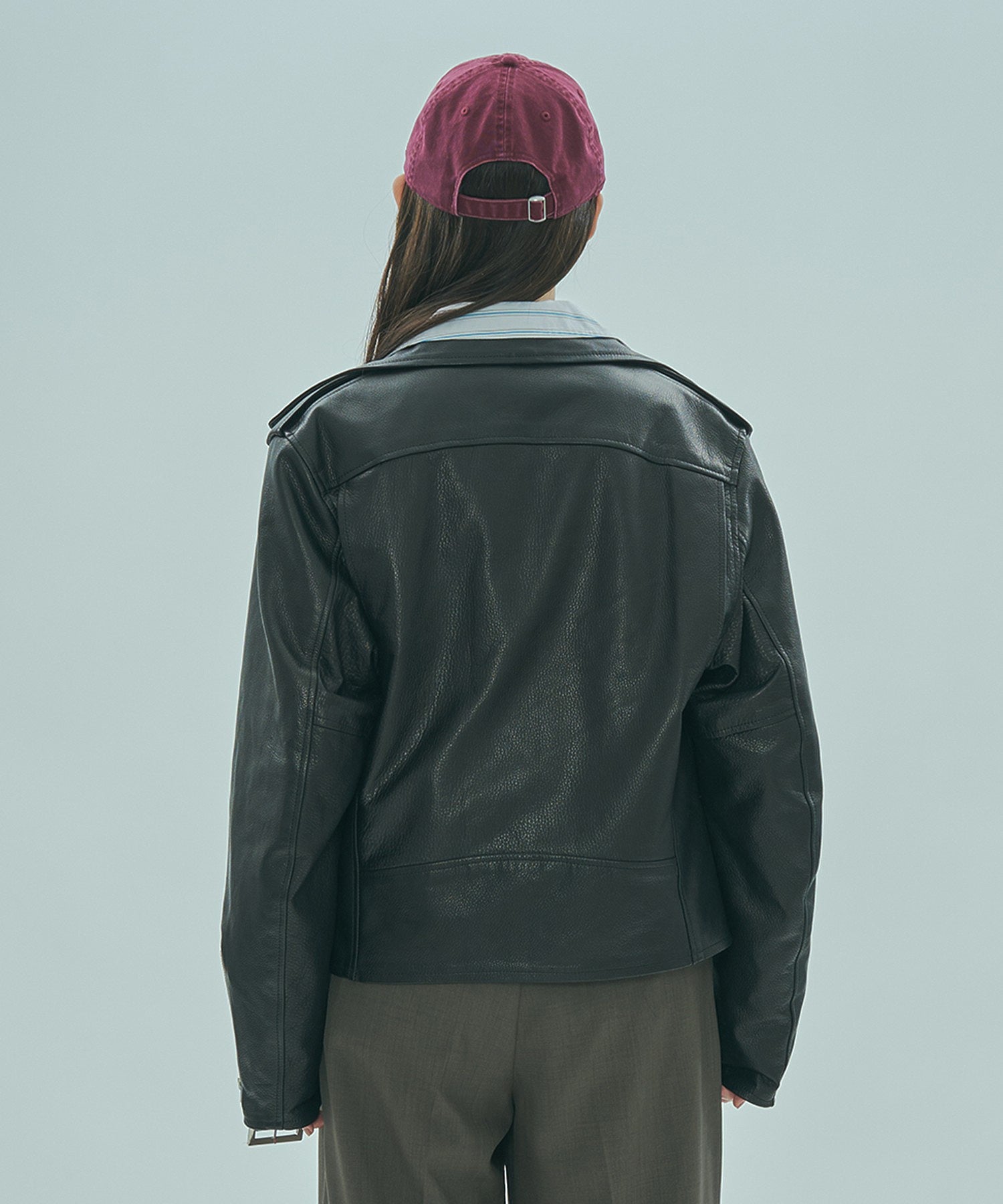 SISII x GENE HEAVENS/LEATHER RIDERS JACKET