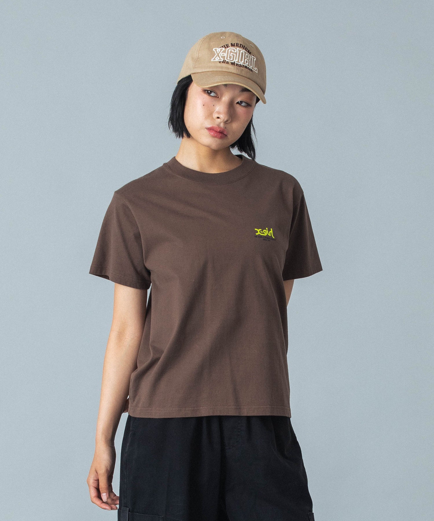 COLLEGE LOGO PIGMENT 6PANEL CAP