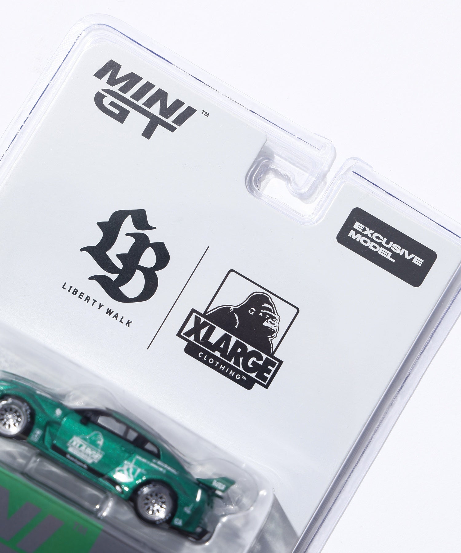 XLARGE×LIBERTY WALK MINI GT 1/64 LB-Silhouette WORKS GT NISSAN 35GT / LB Blister Packaging WHITE