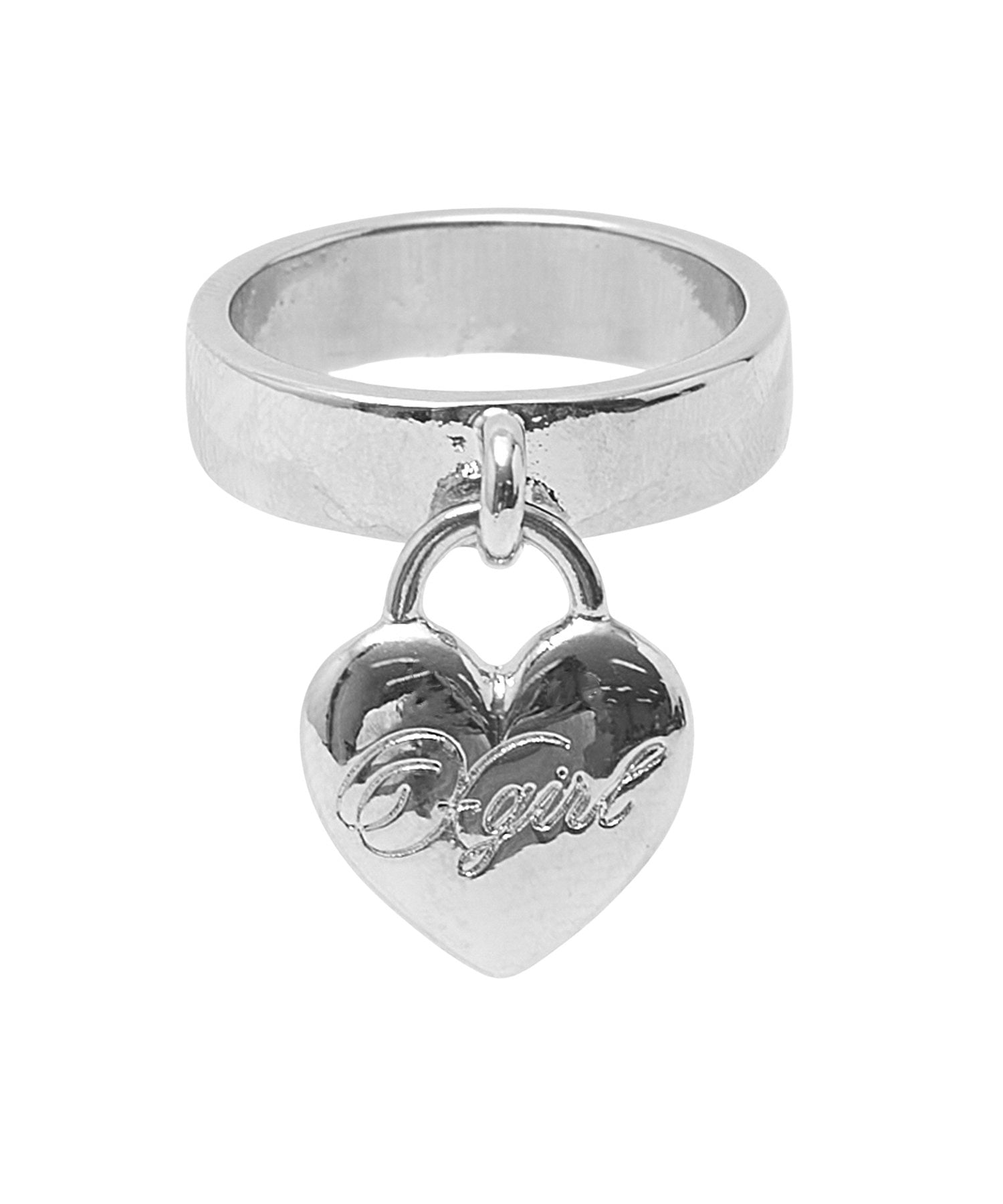 HEART PADLOCK RING