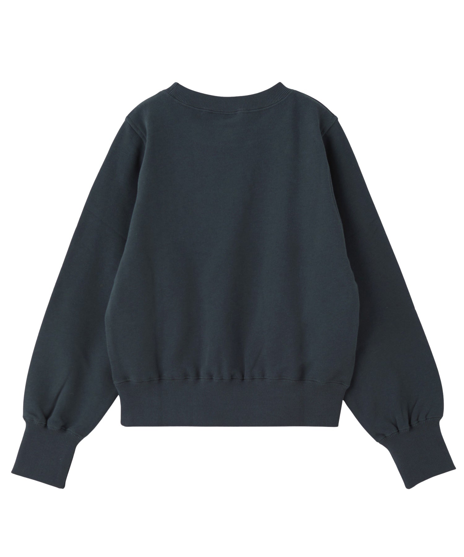 RHINESTONE AND SPRAY LOGO CREWNECK SWEATSHIRT