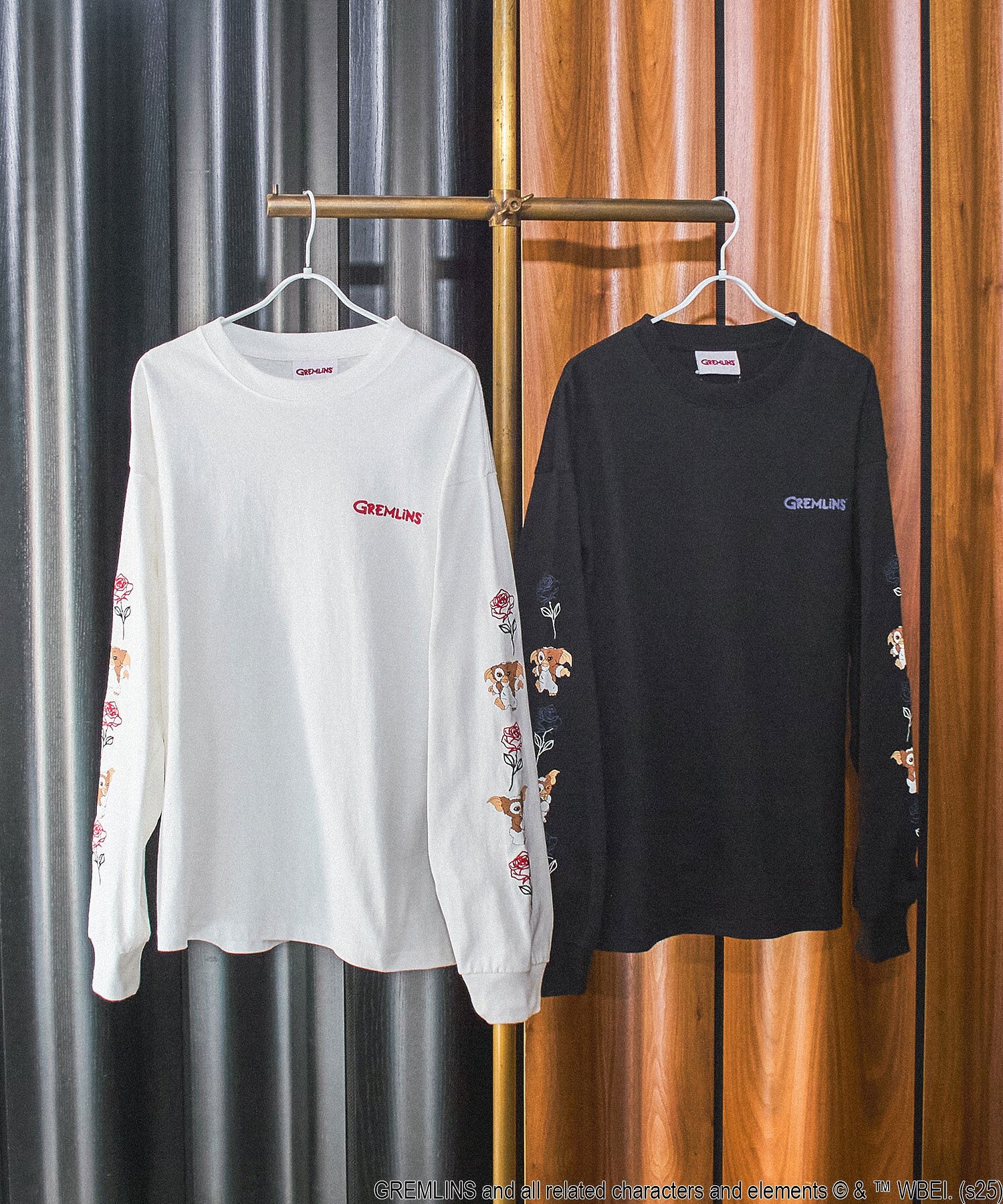 ROSE BUD LIMITED / GREMLINS ROSE L/S TEE