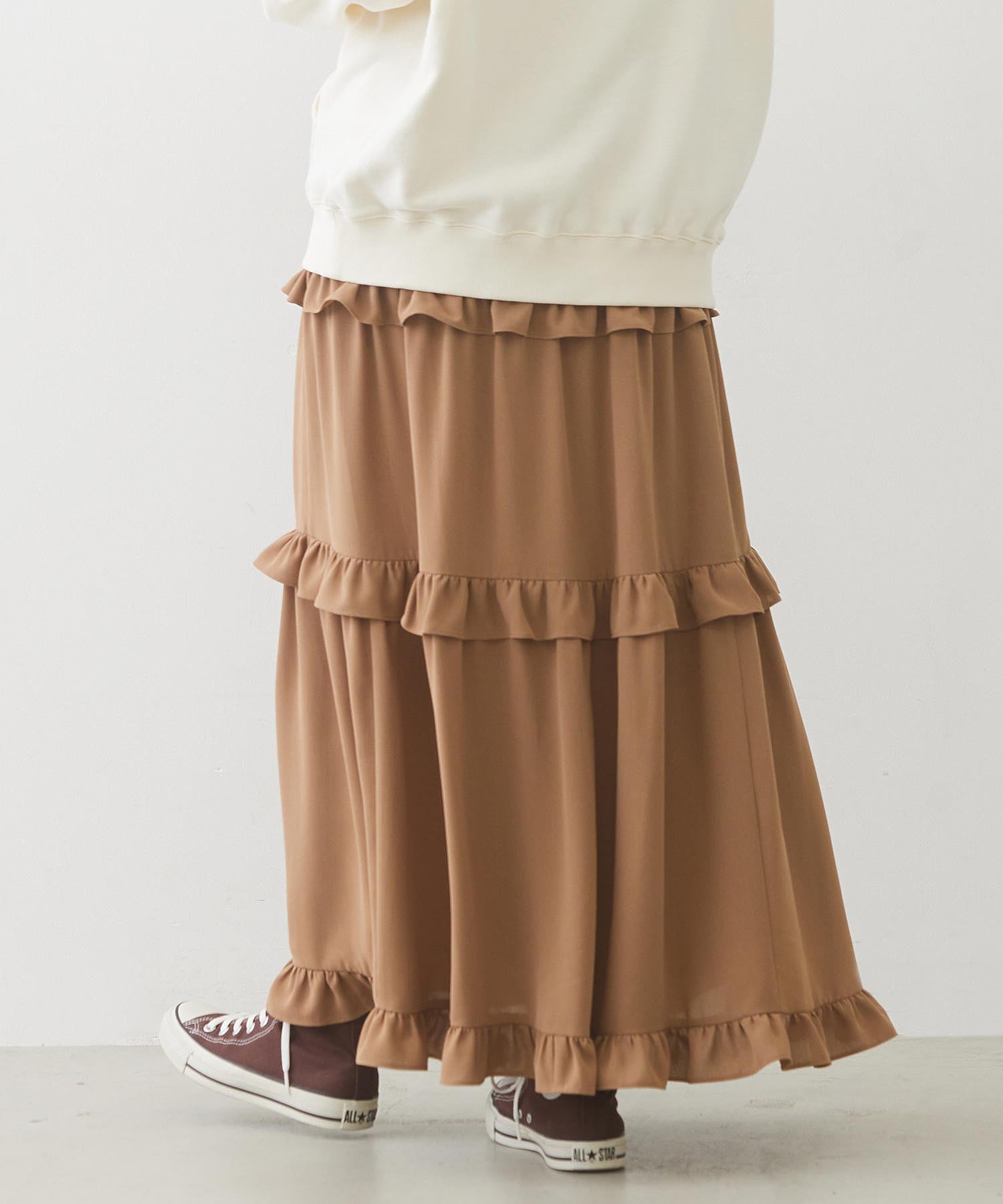 FRILL TIERED SKIRT