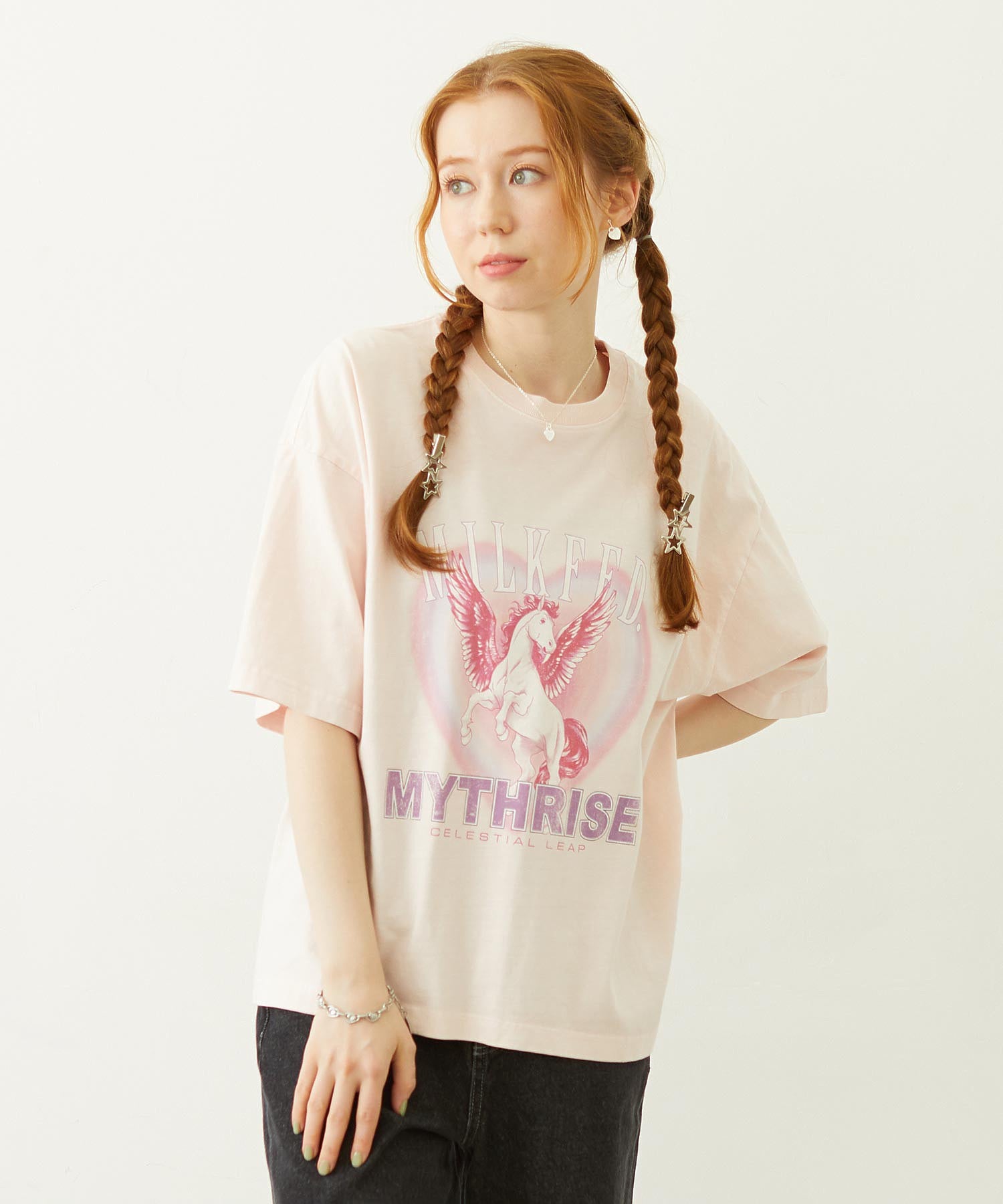 PEGASUS HEART WIDE S/S TEE