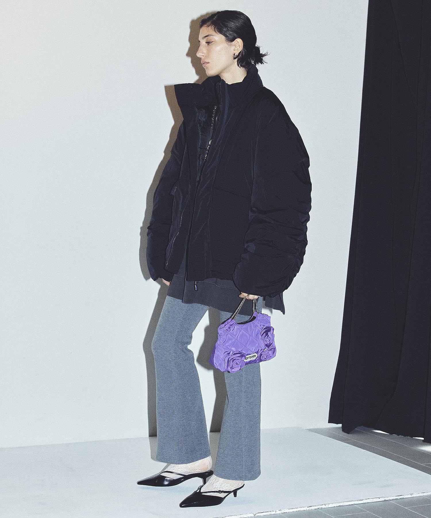 GENE HEAVENS x THOUSAND MILE/STAND COLLAR PADDED JACKET