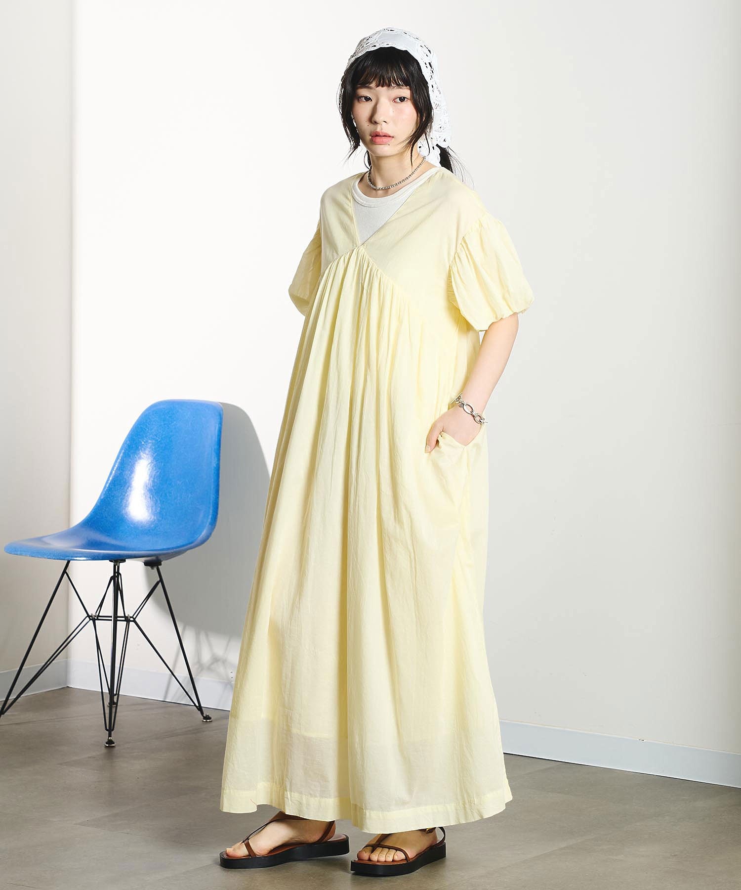 COTTON VOILE DRESS