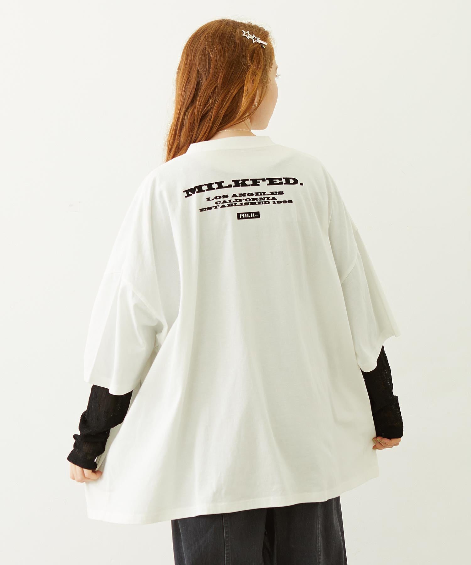 MILKFED. × PEANUTS JOE COOL COMIC BIG S/S TEE