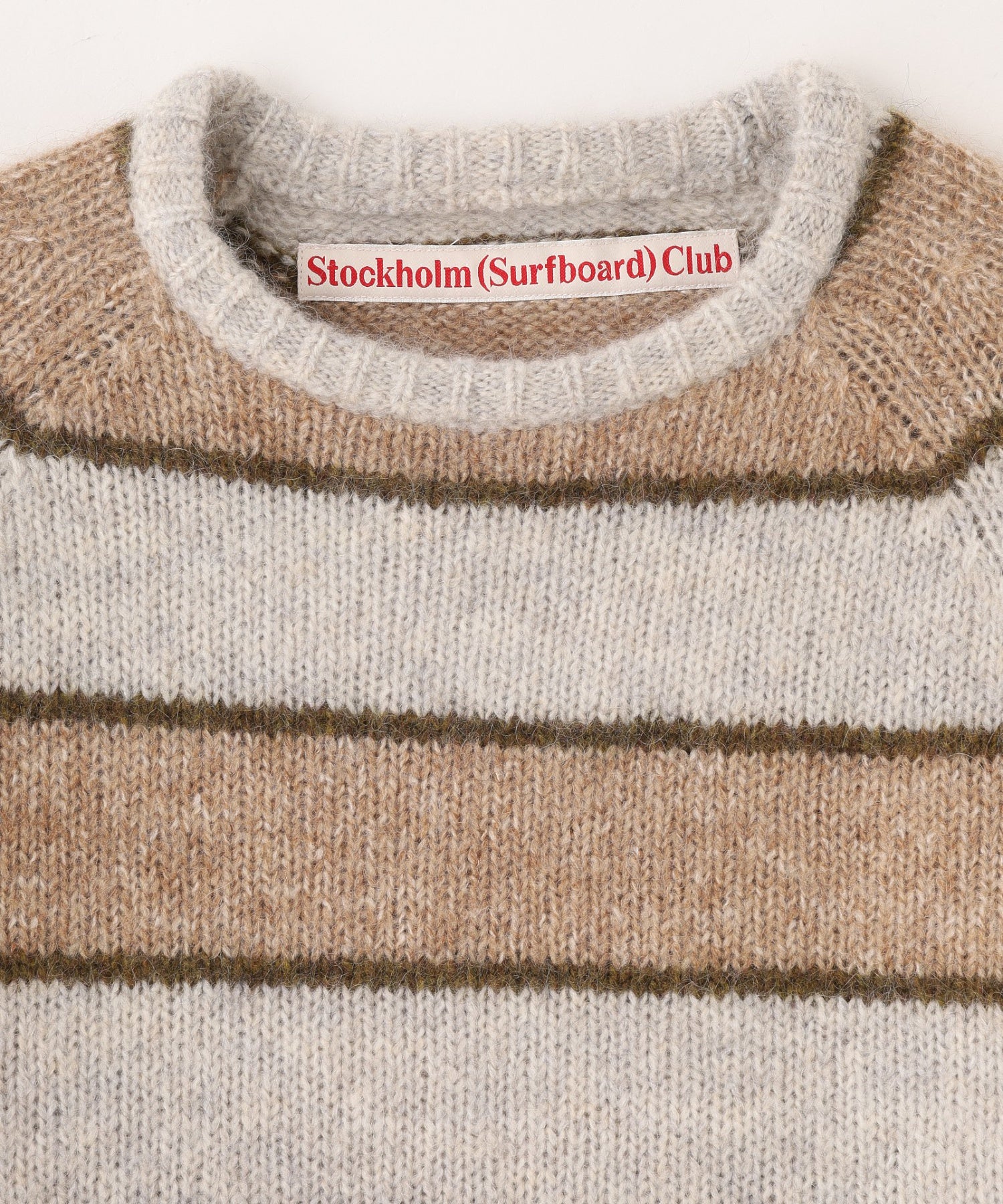 STOCKHOLM SURFBOARD CLUB/ストックホルムサーフボードクラブ/Raglan knit U2000234B74