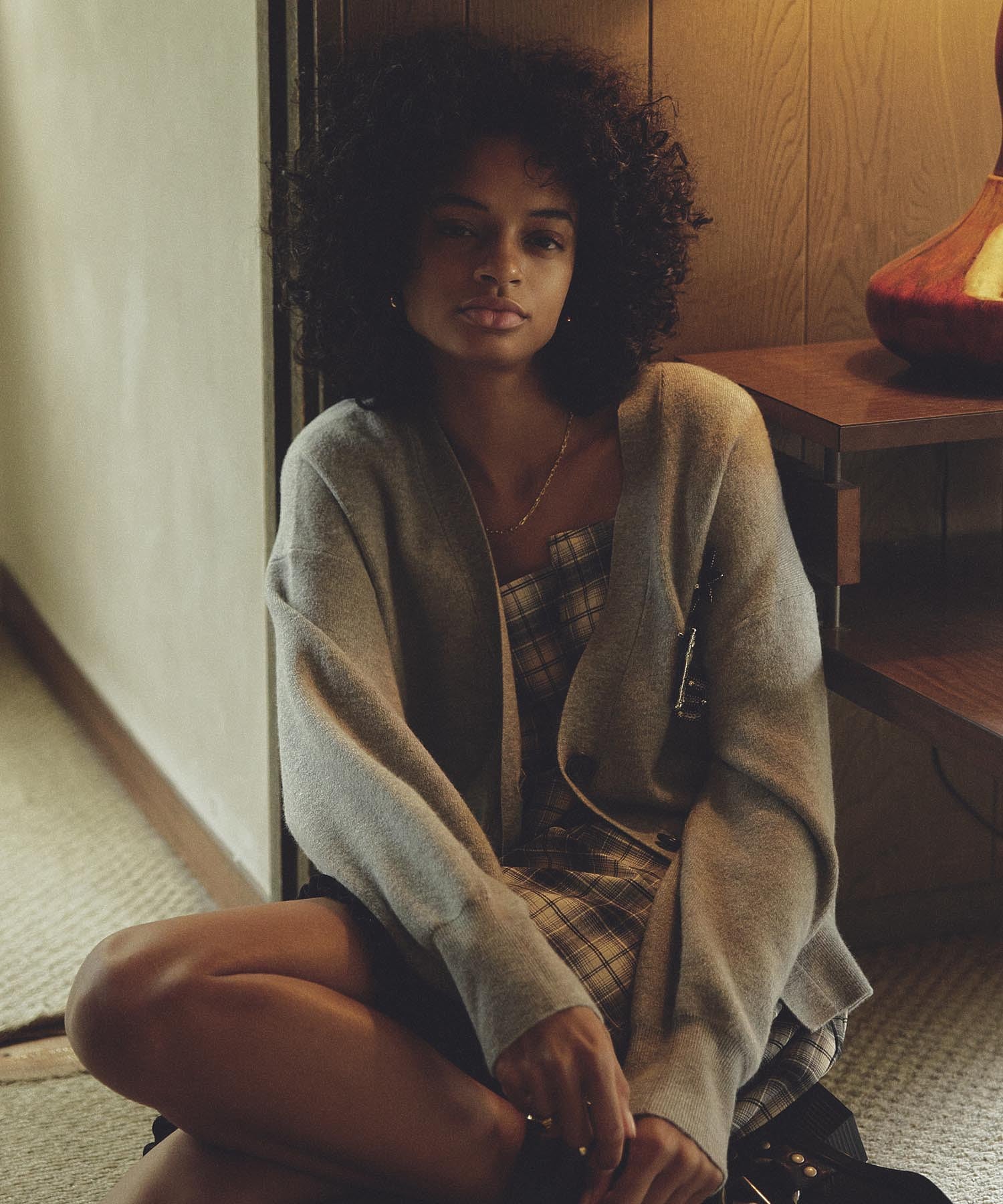 BIJOU BROOCH CARDIGAN