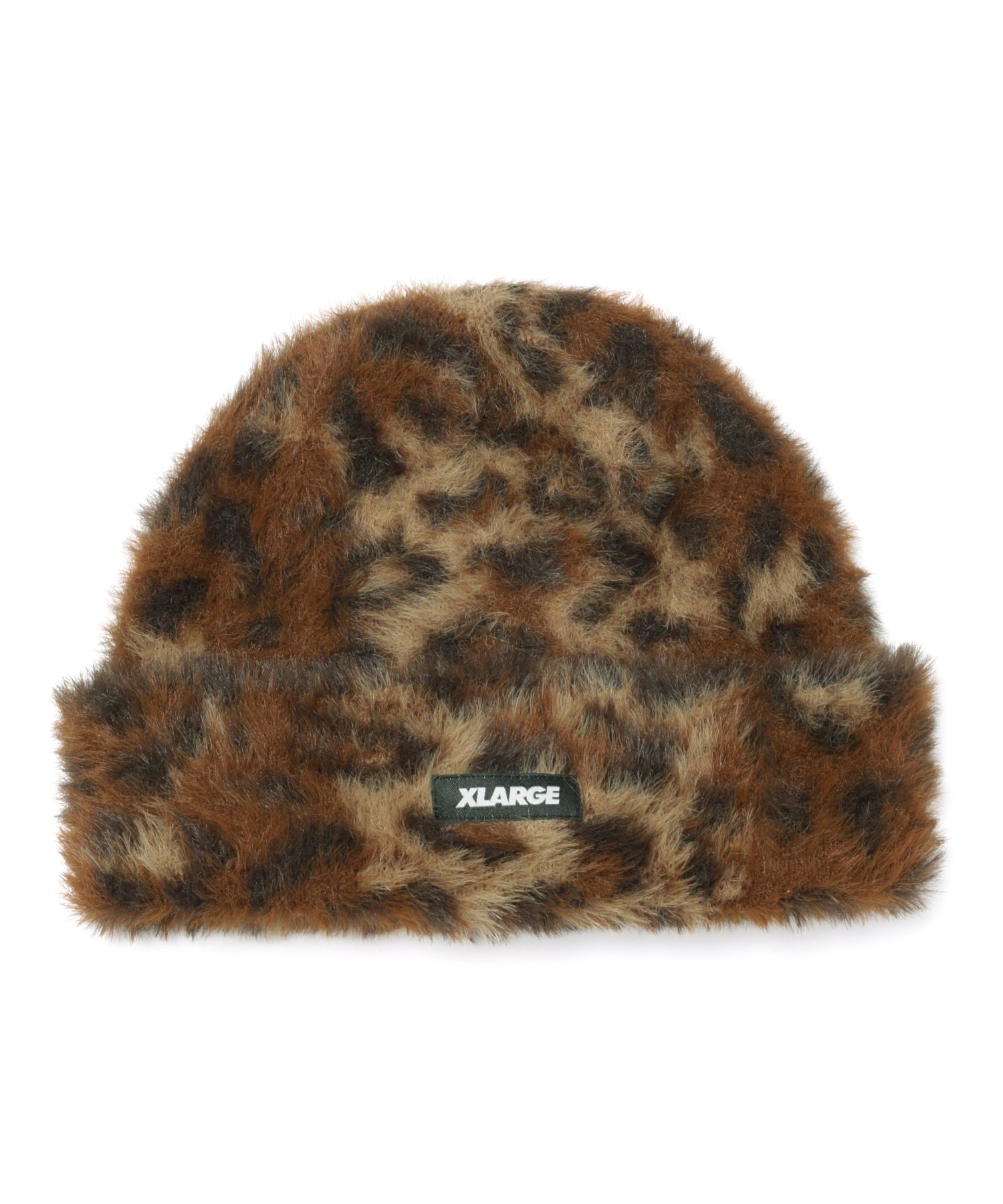 FAUX MOHAIR CUFF BEANIE