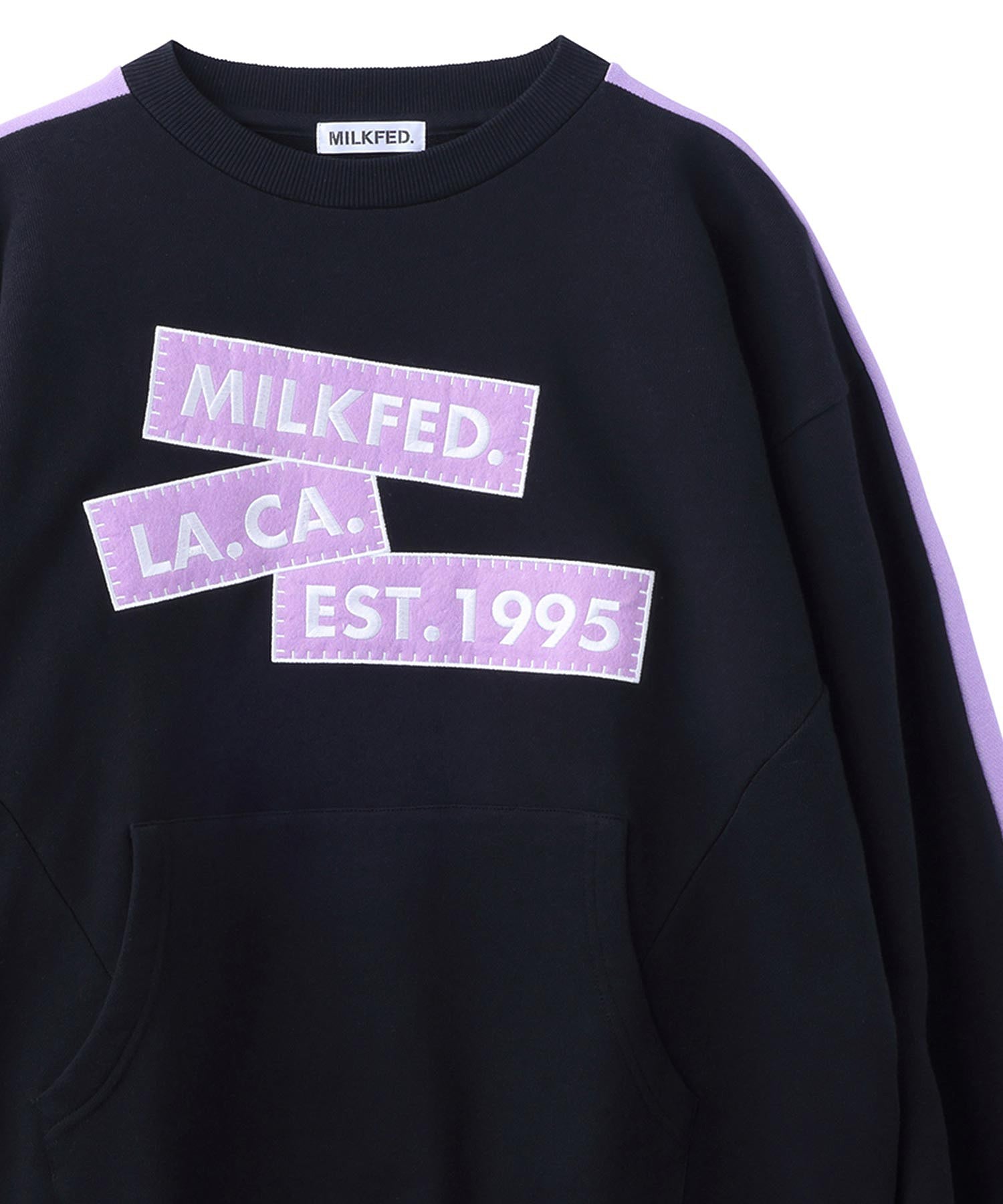 LINE SLEEVE SWEAT TOP MILKFED.