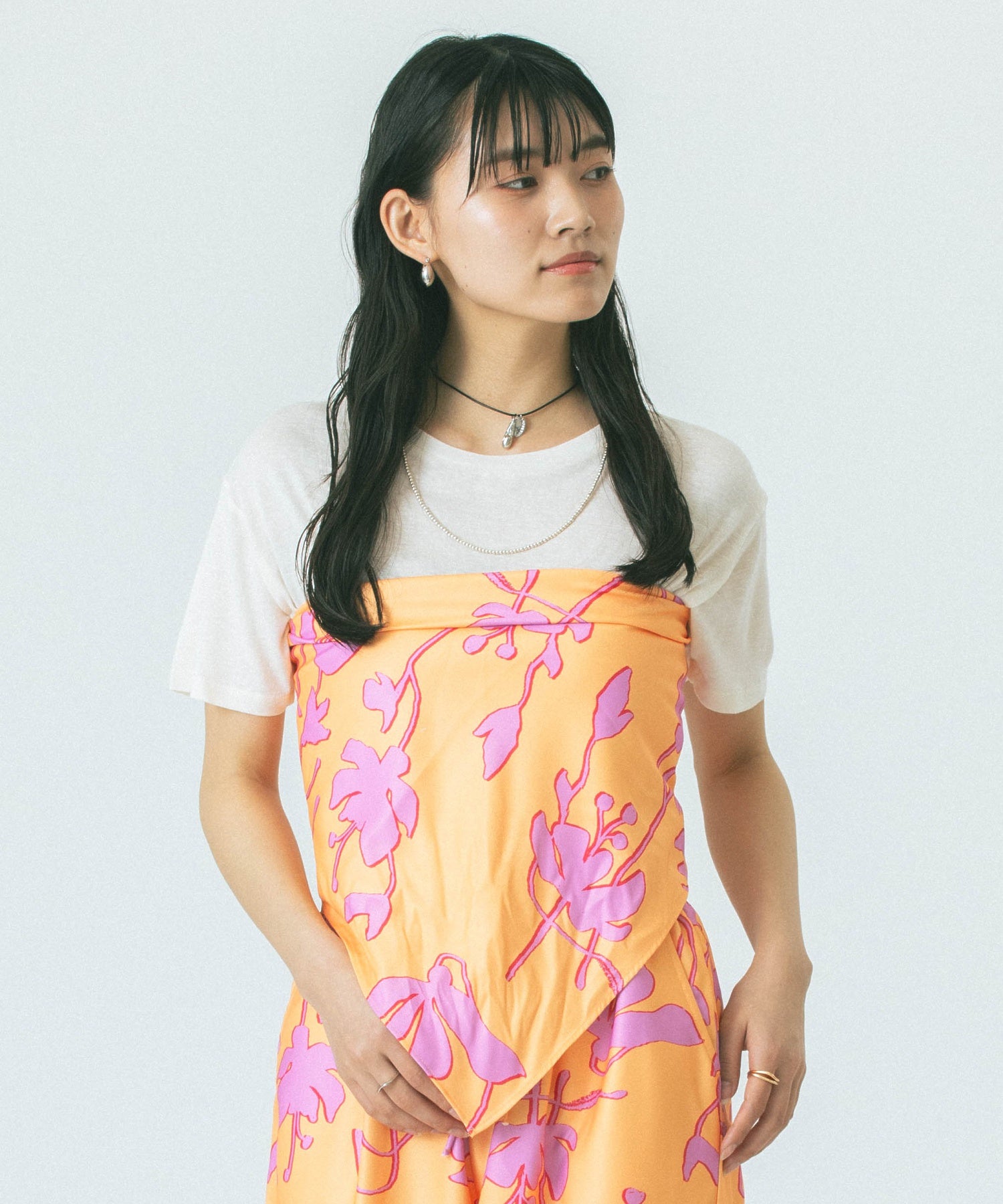 FLOWER PRINT SCARF
