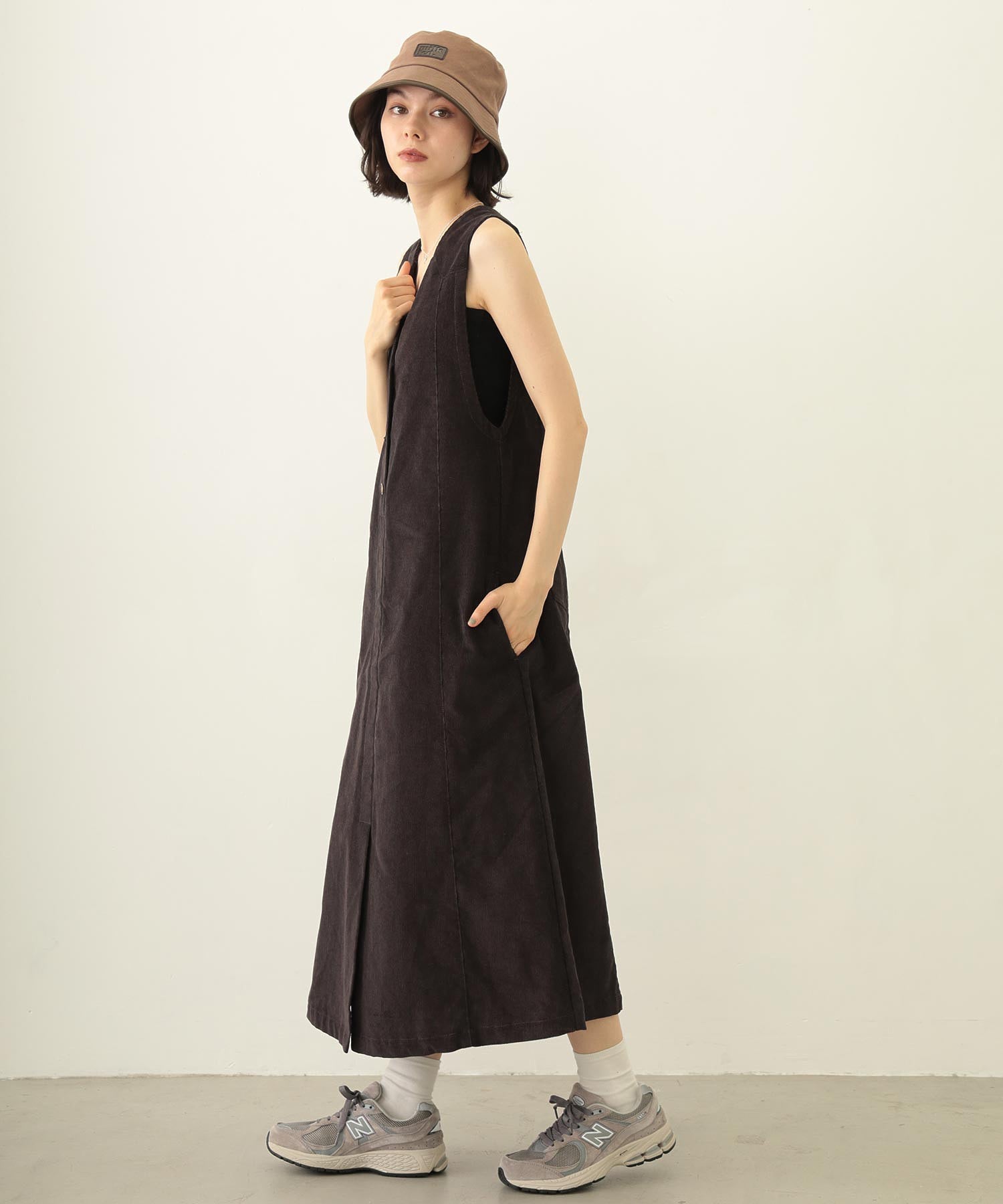 CORDUROY JUMPER SKIRT