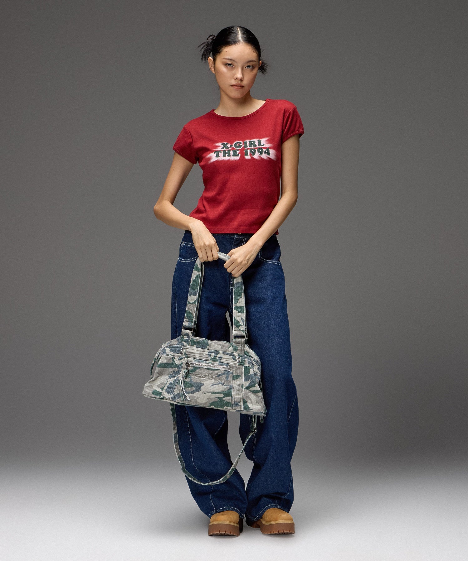 SPRAY AND PATCH S/S BABY TEE